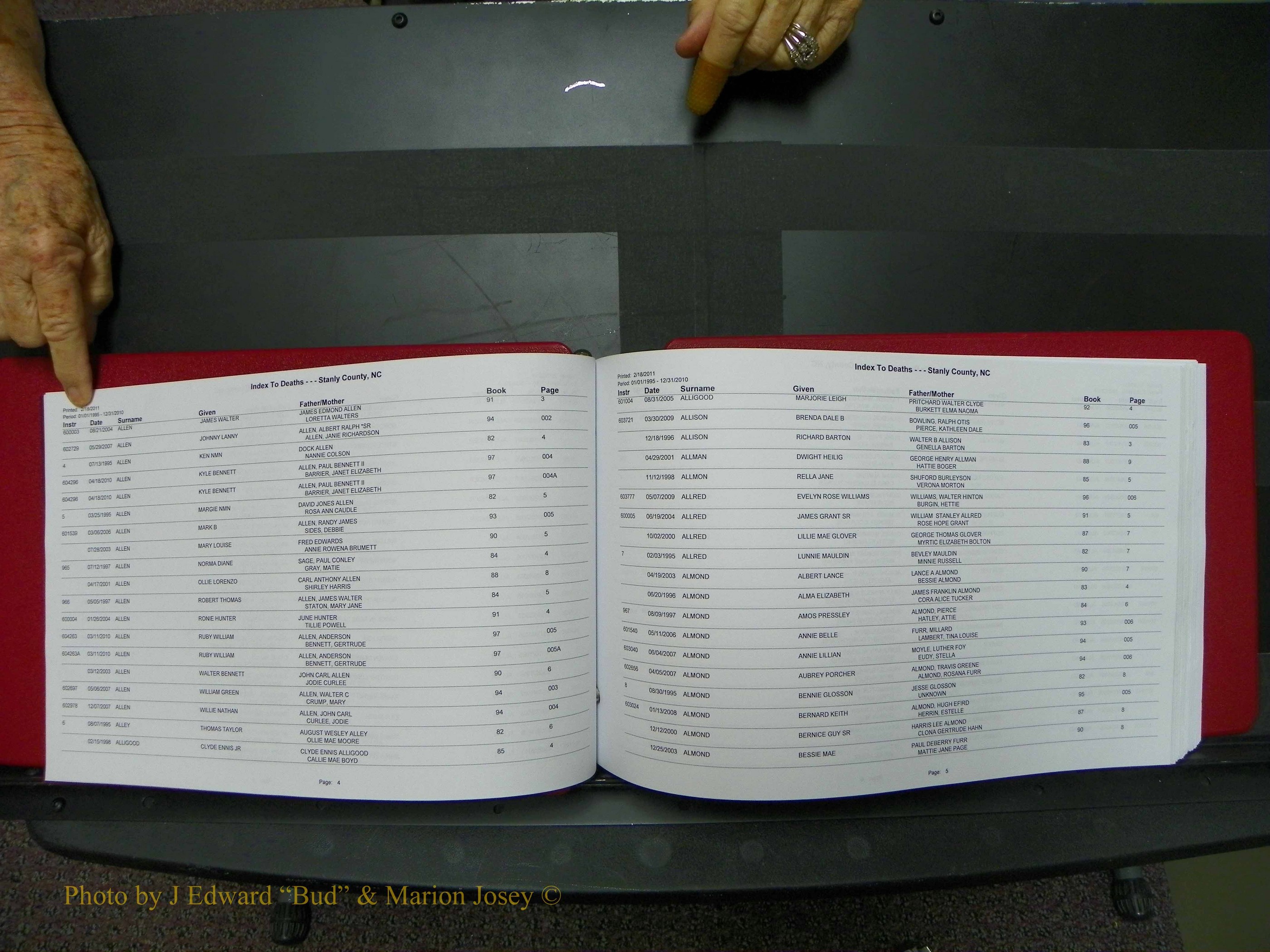 Stanley Co, NC Deaths, A-Z, 1995-2010 (4).JPG