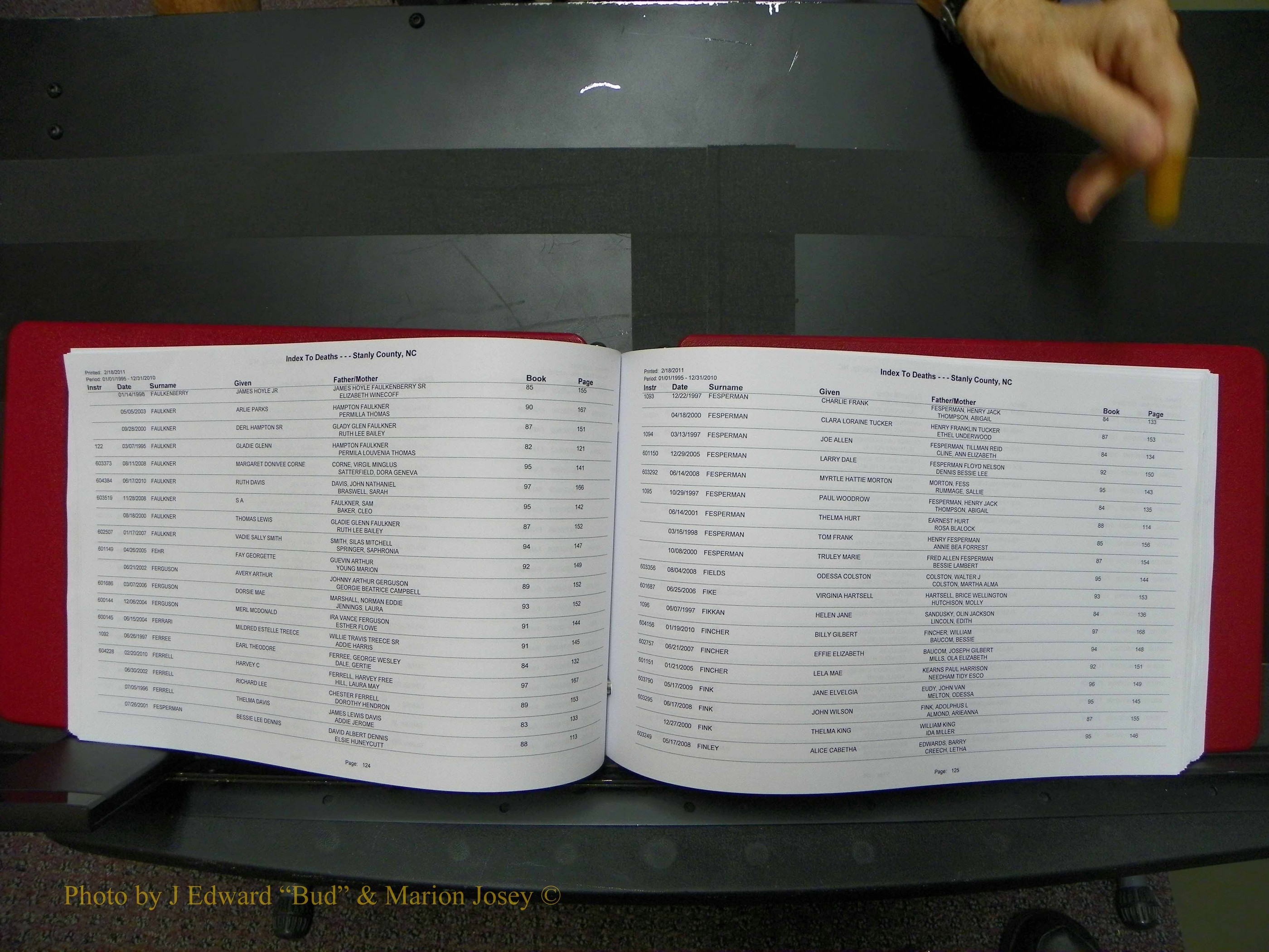 Stanley Co, NC Deaths, A-Z, 1995-2010 (65).JPG