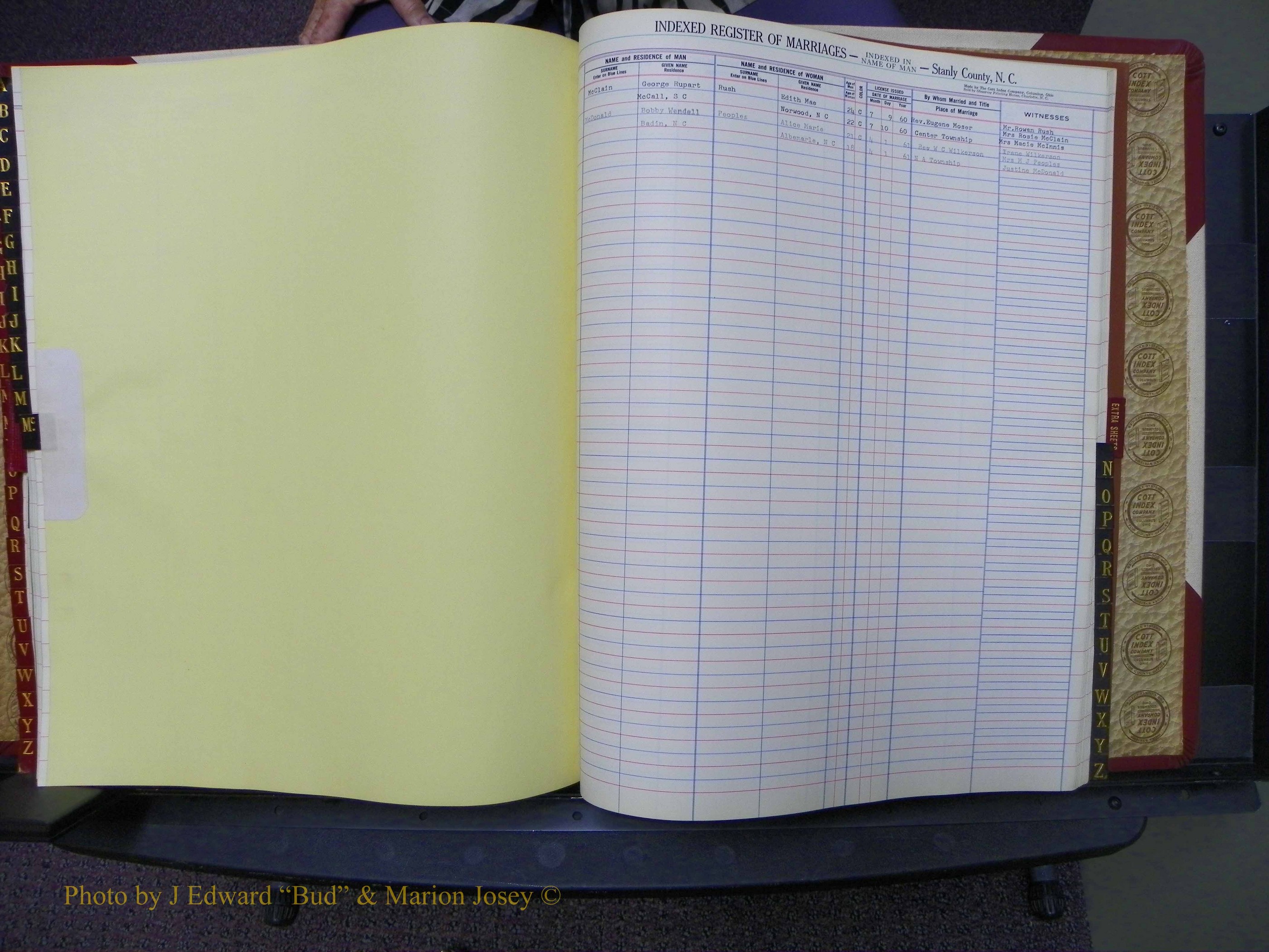 Stanley Co, NC Marriages, Male Index, A-Z, 1939-1963 (116).JPG