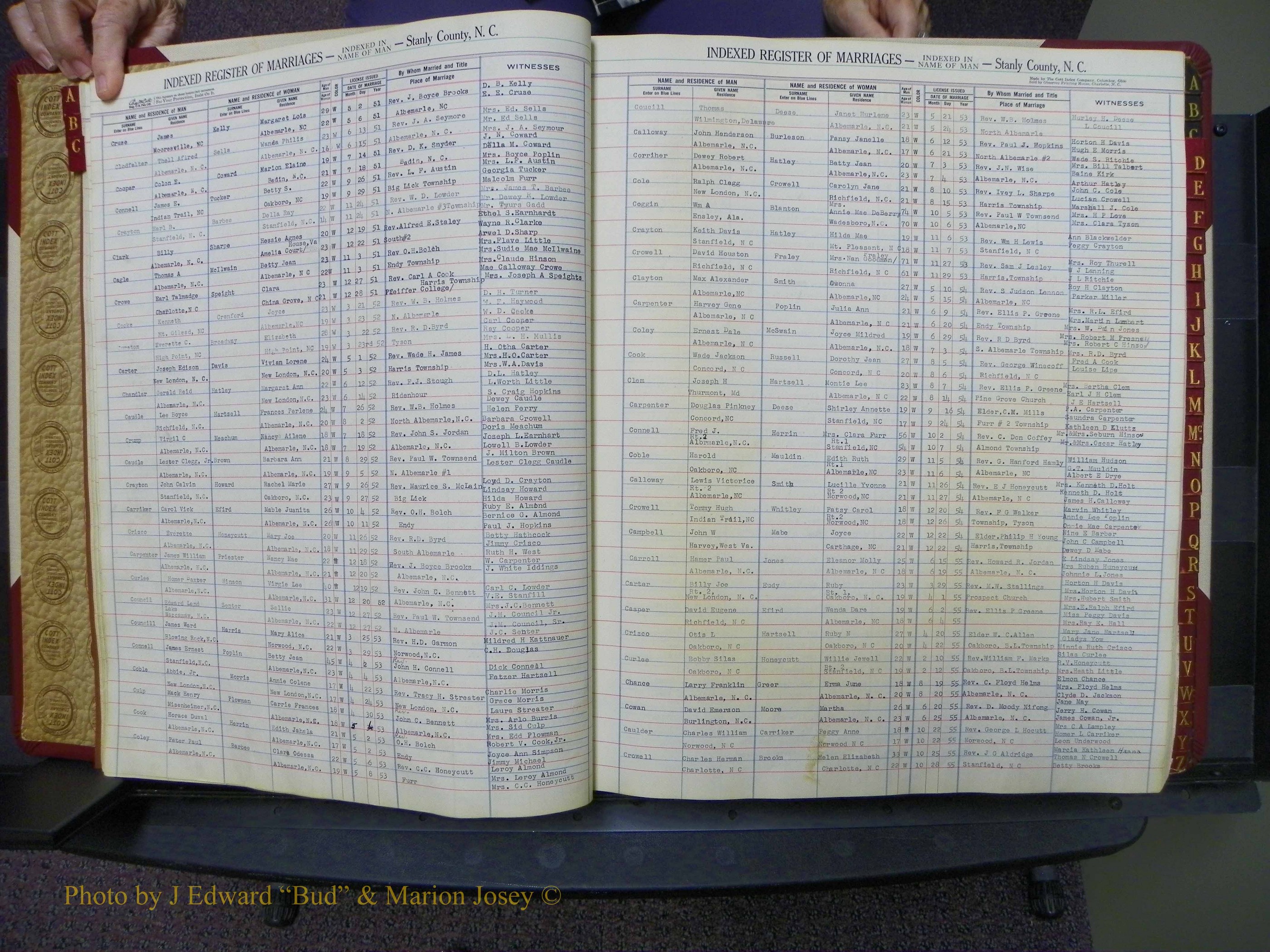 Stanley Co, NC Marriages, Male Index, A-Z, 1939-1963 (18).JPG