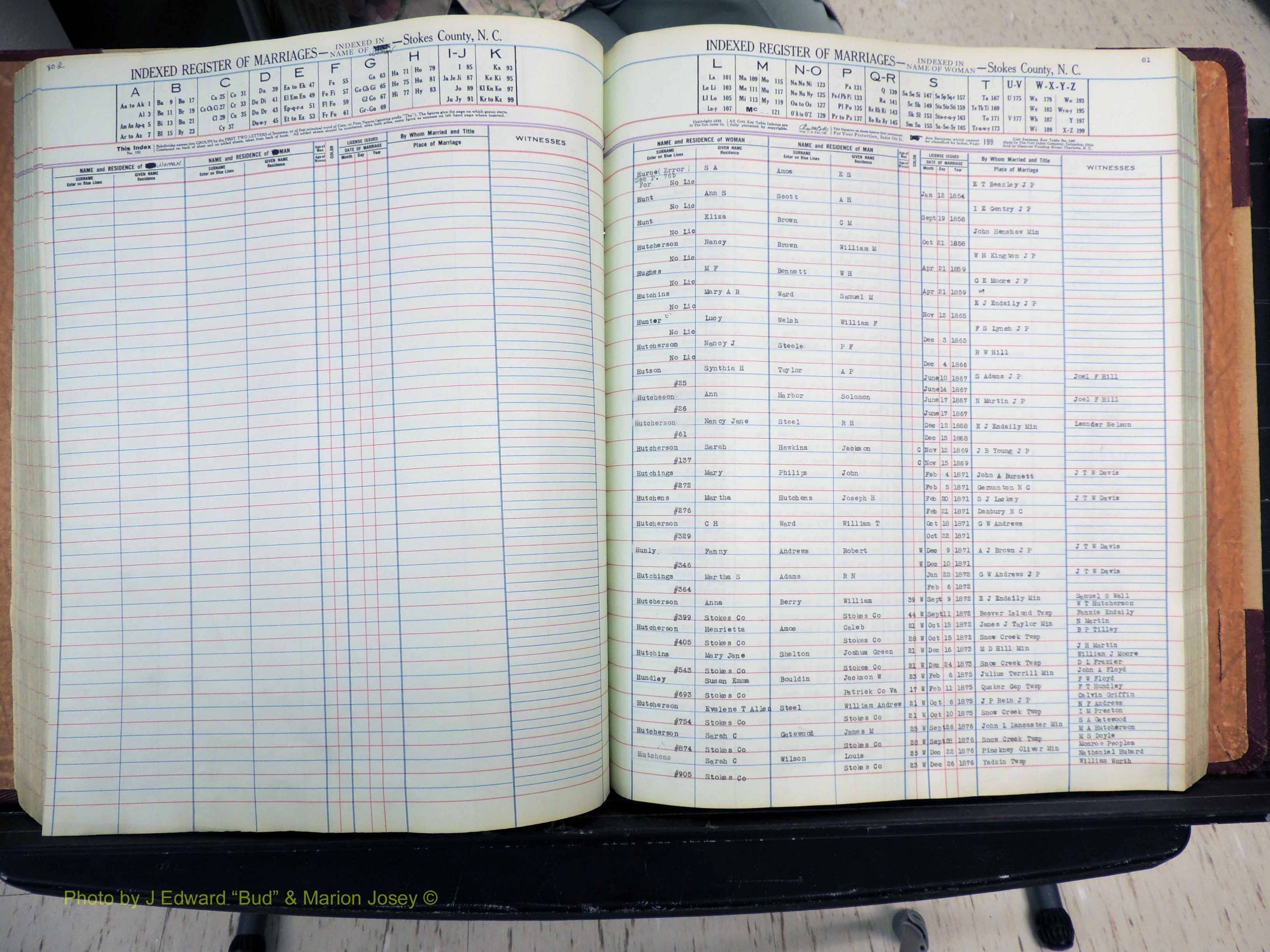 Stokes Co, NC, Marriages, Female Index, A-Z, 1851-1956 (218).JPG