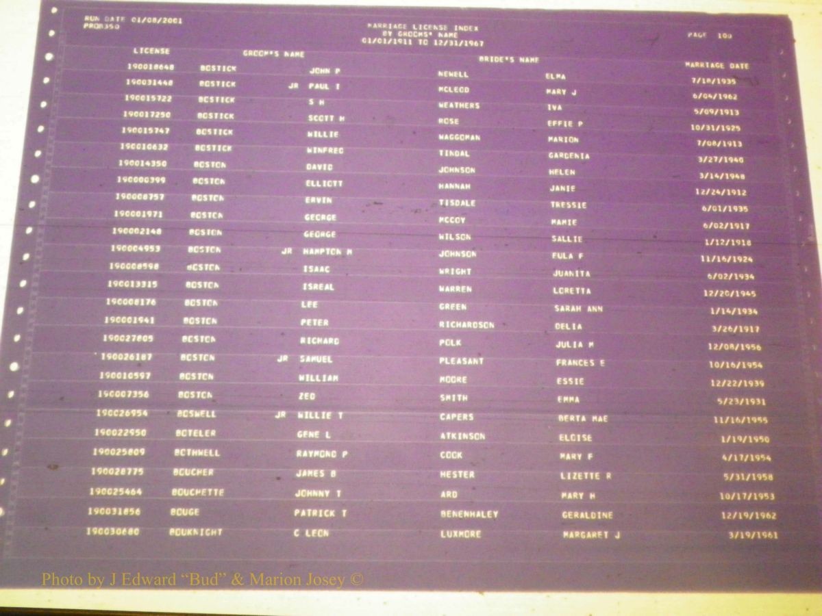 Sumter Marriages Male Index, A-K, 1911-1967 106.JPG
