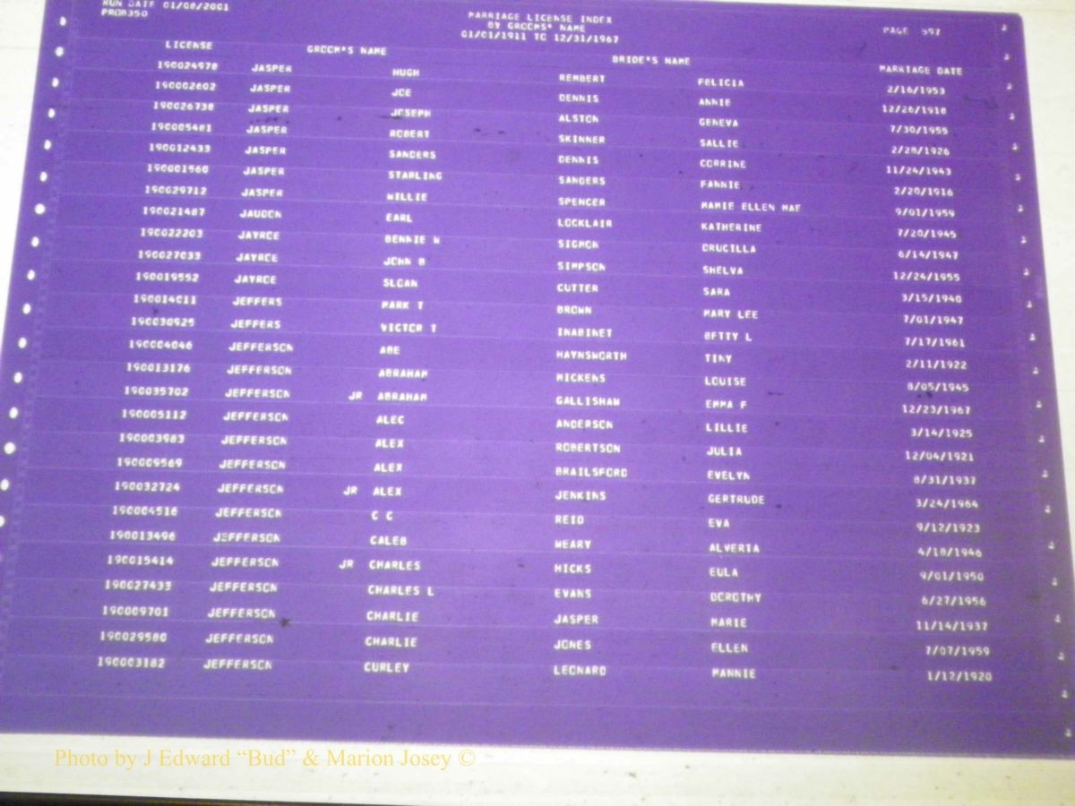 Sumter Marriages Male Index, A-K, 1911-1967 603.JPG