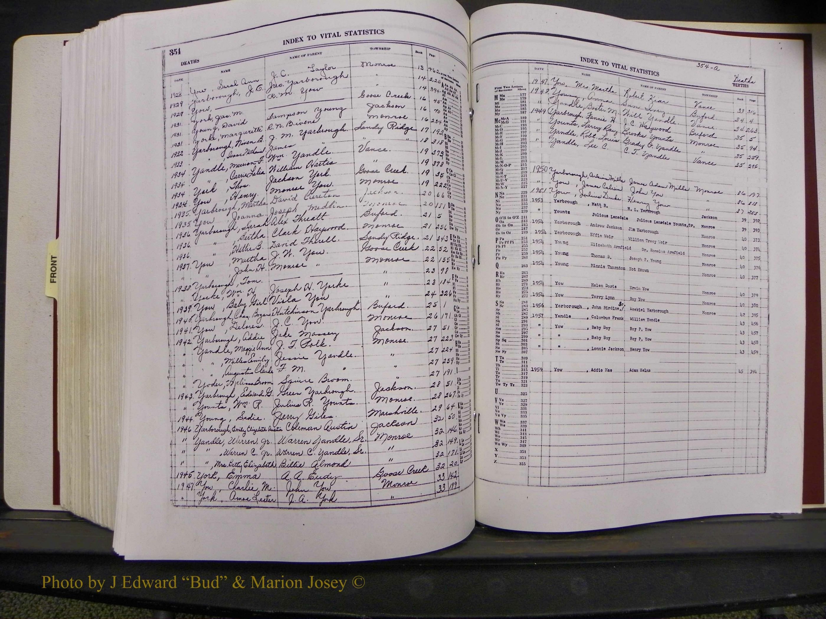 Union Co, NC Deaths, A-Z, 1914-1959 (320).JPG