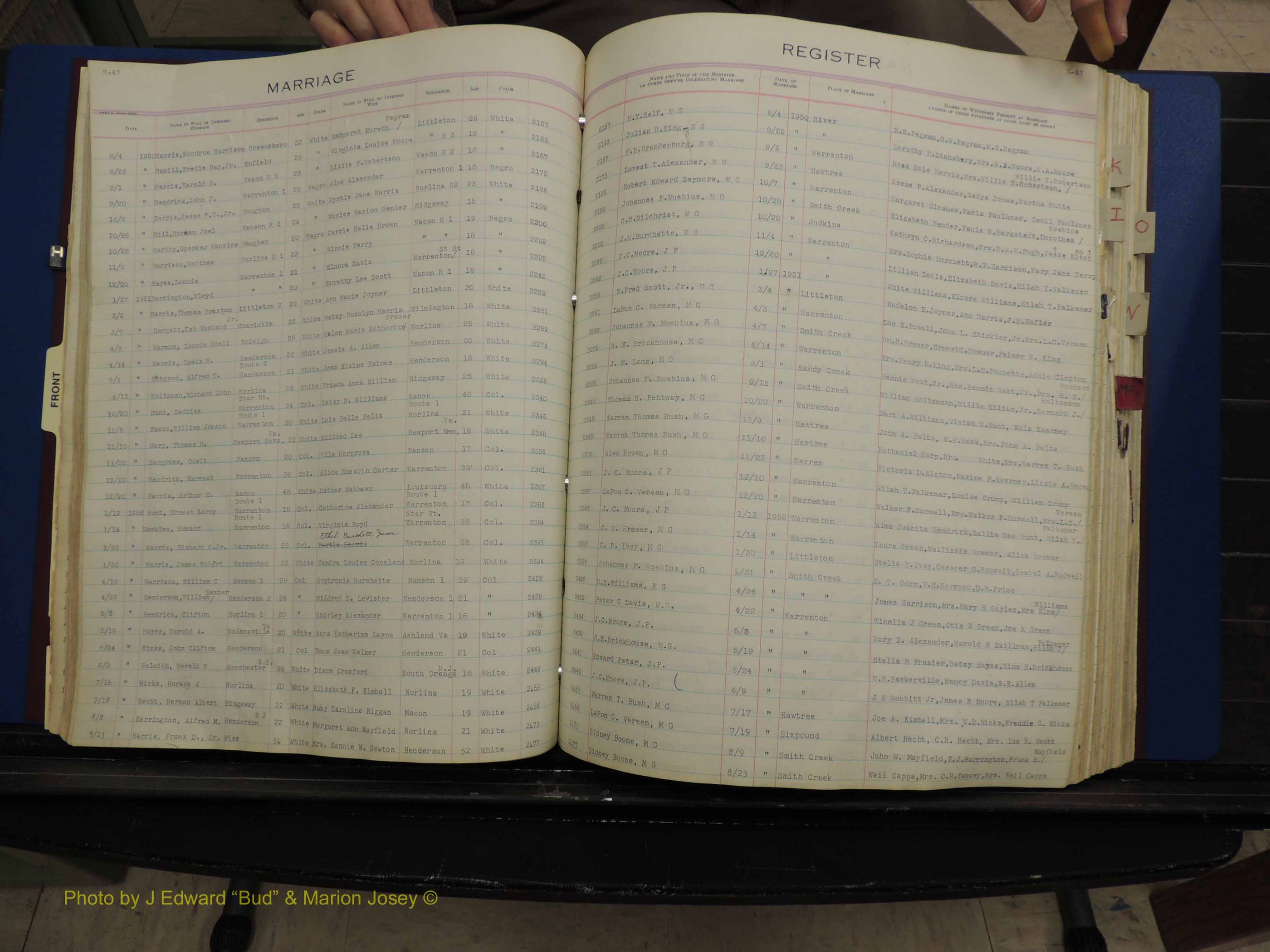 Warren Co, NC, Marriages, H-P, 1867-1978 (147).JPG