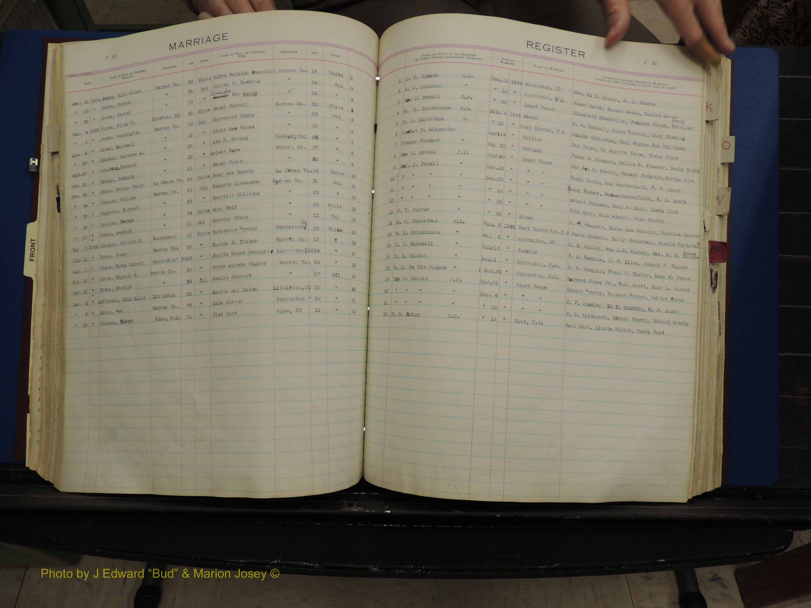 Warren Co, NC, Marriages, H-P, 1867-1978 (190).JPG