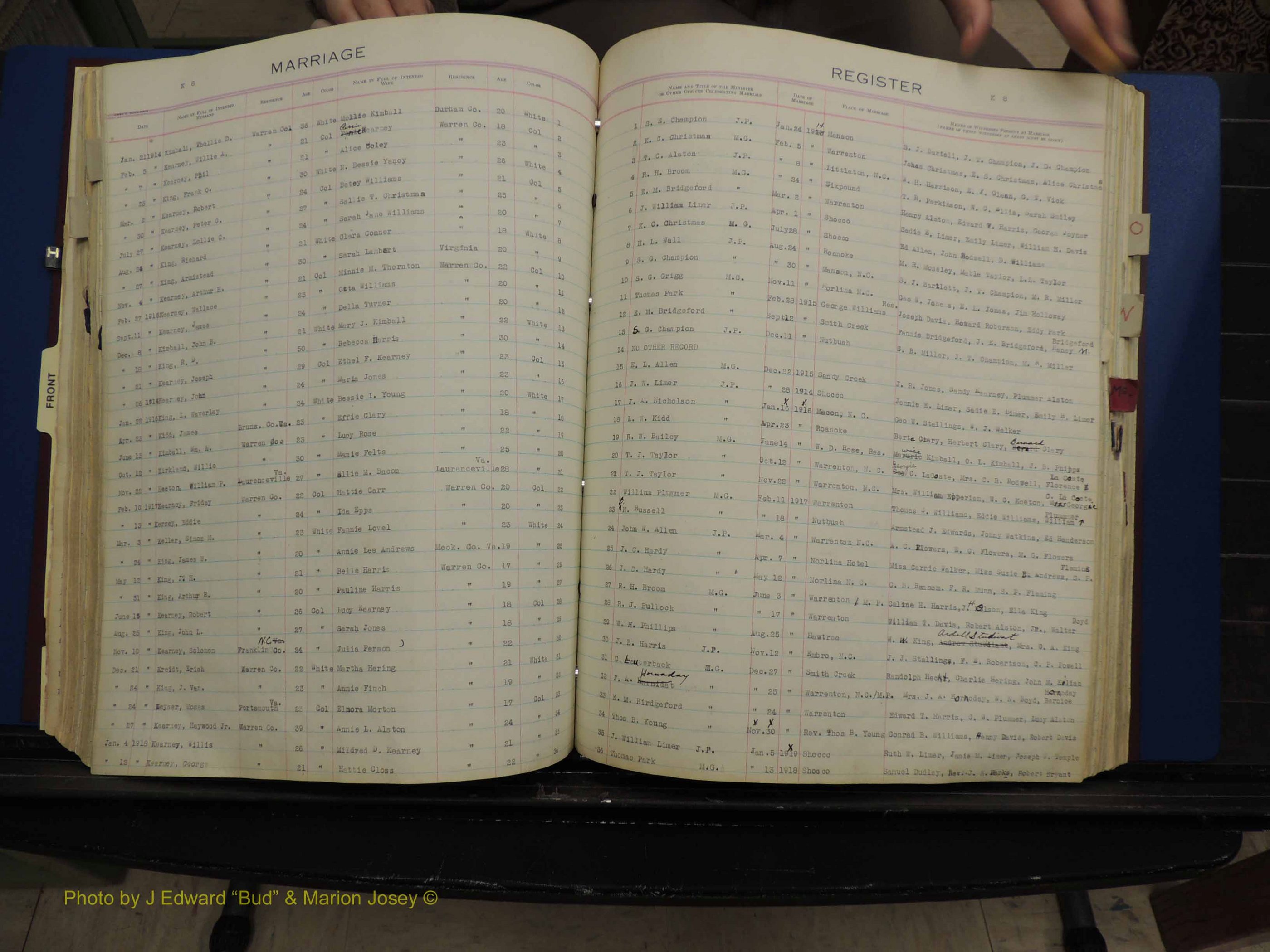 Warren Co, NC, Marriages, H-P, 1867-1978 (212).JPG