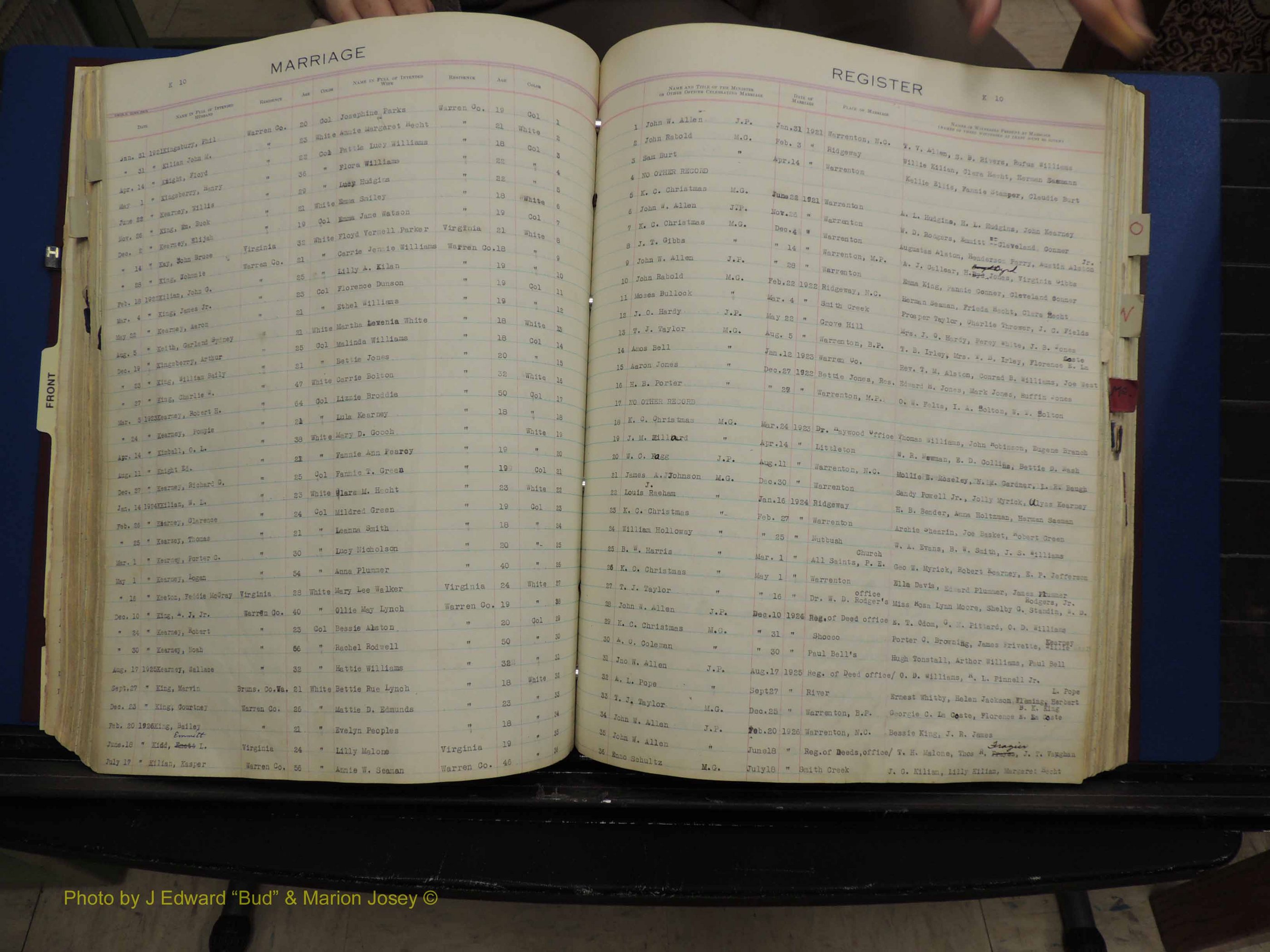 Warren Co, NC, Marriages, H-P, 1867-1978 (214).JPG
