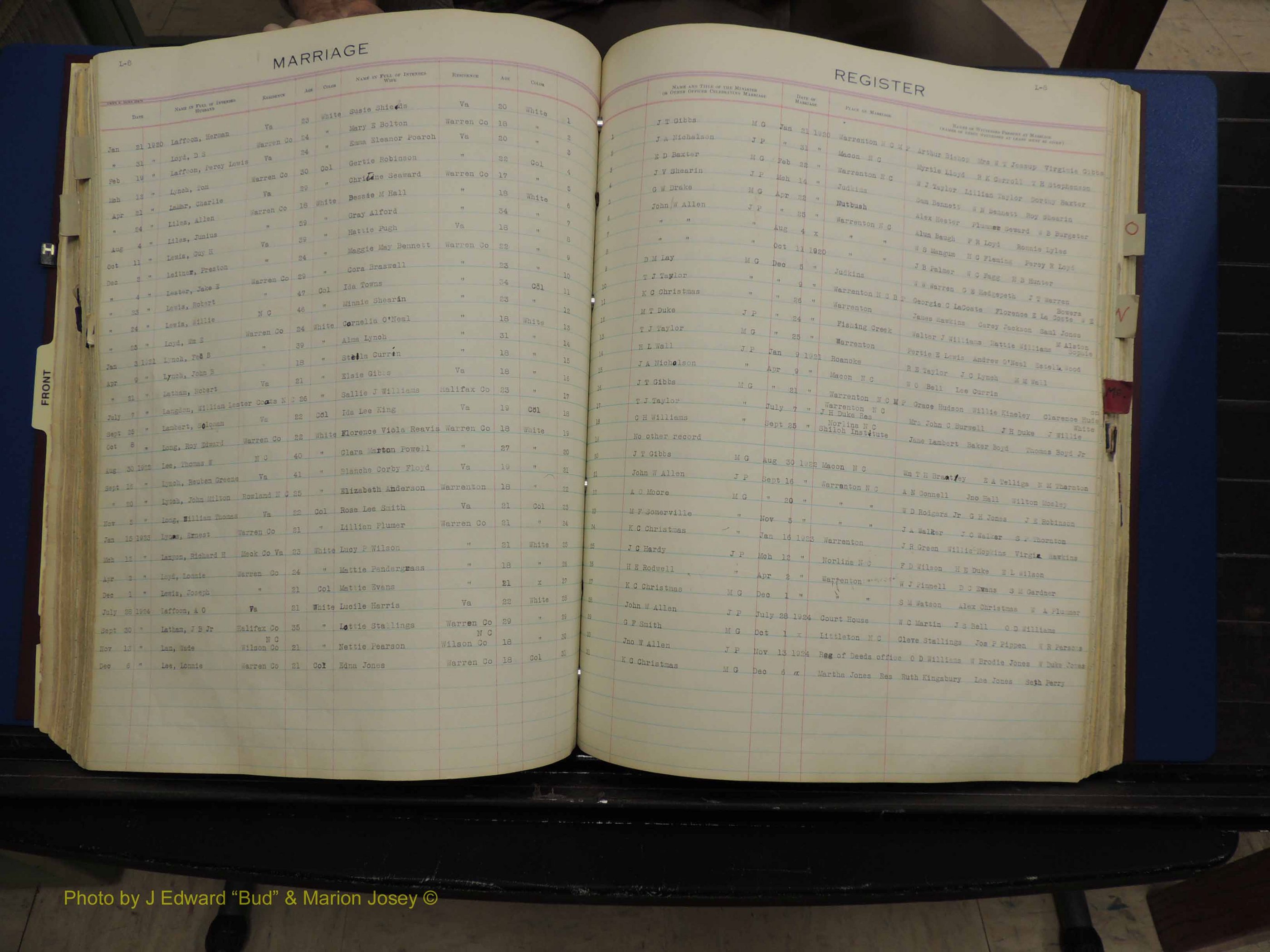 Warren Co, NC, Marriages, H-P, 1867-1978 (233).JPG