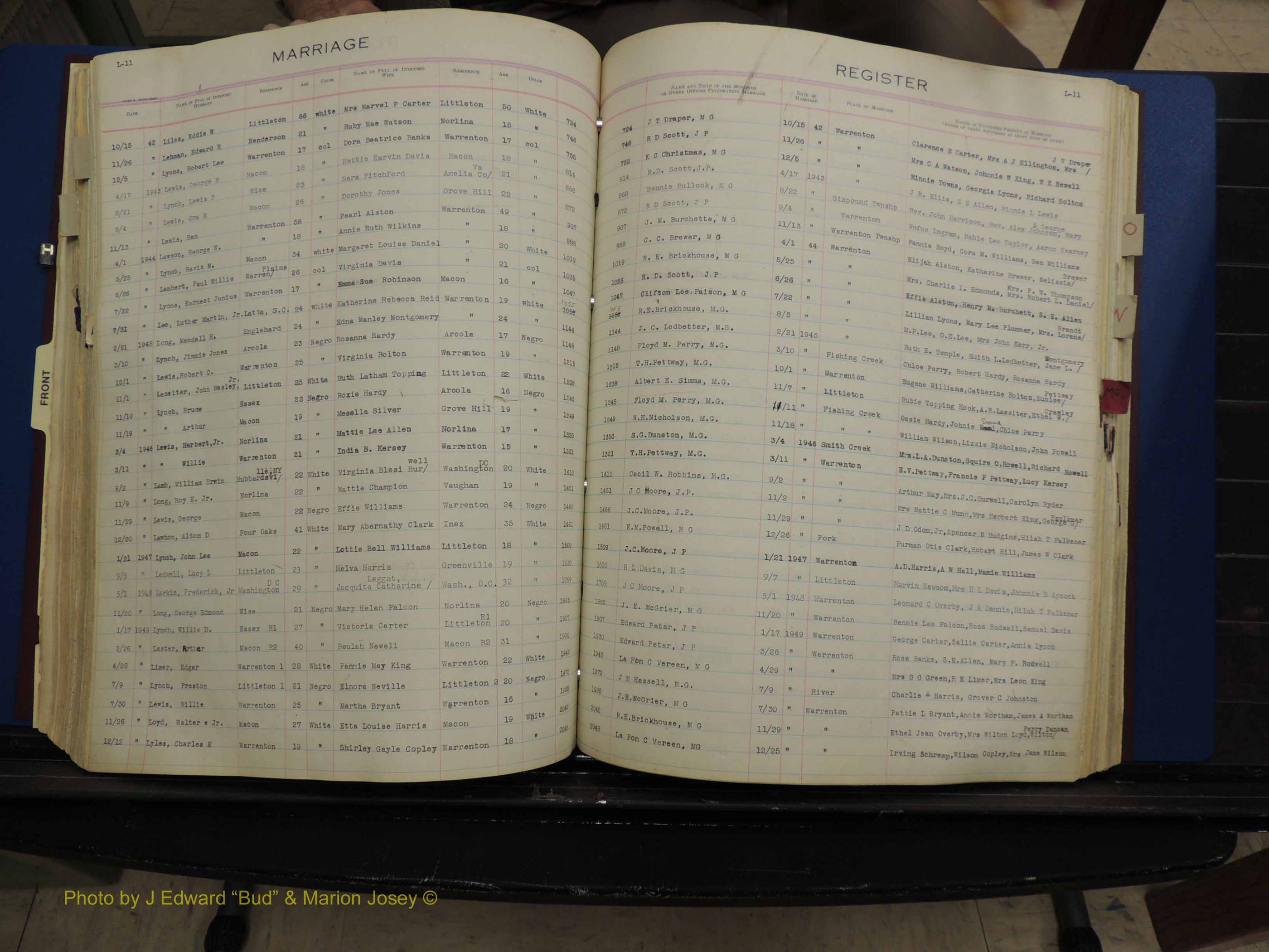 Warren Co, NC, Marriages, H-P, 1867-1978 (236).JPG