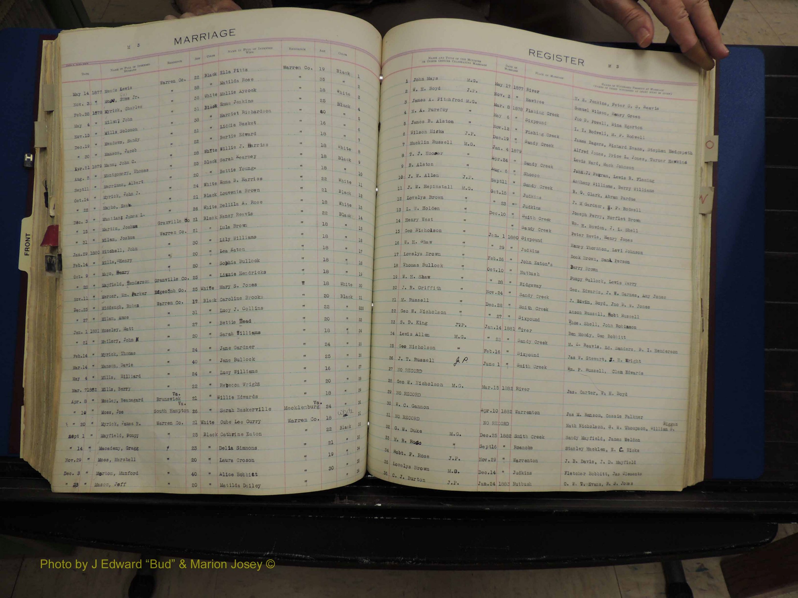 Warren Co, NC, Marriages, H-P, 1867-1978 (255).JPG