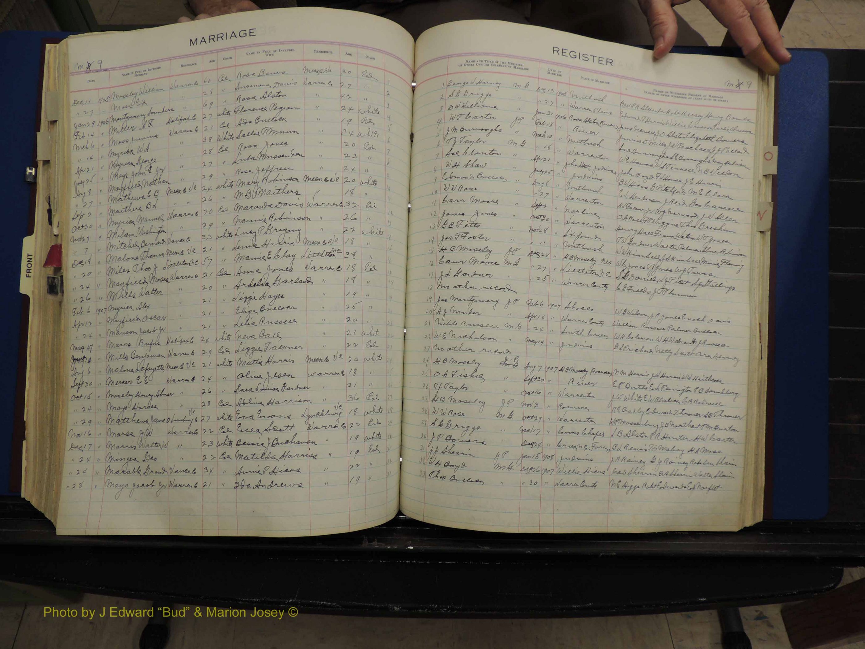 Warren Co, NC, Marriages, H-P, 1867-1978 (265).JPG