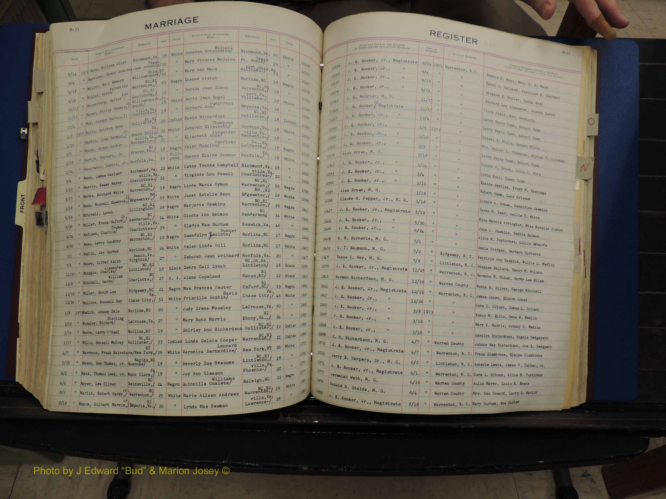 Warren Co, NC, Marriages, H-P, 1867-1978 (289).JPG