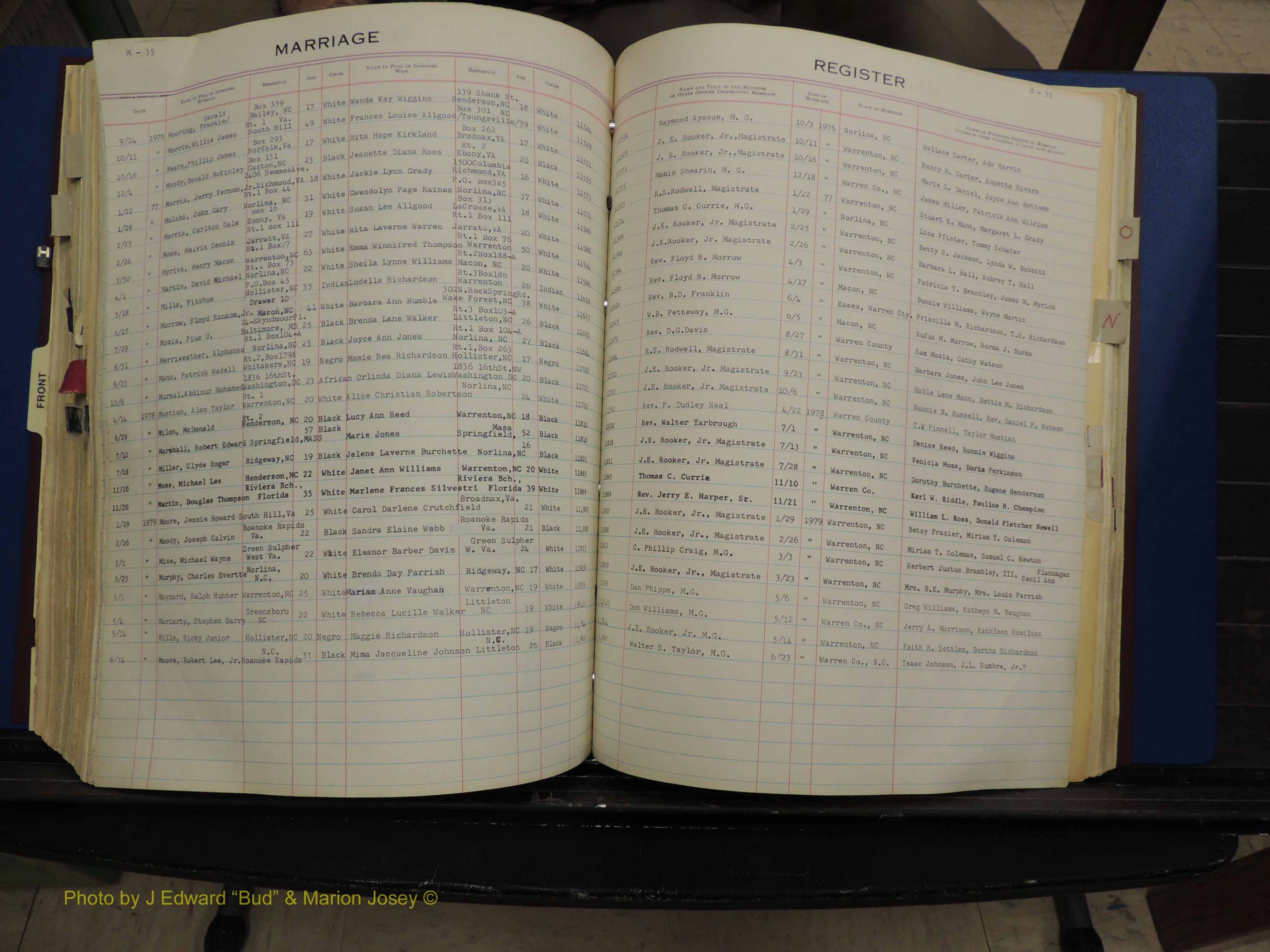 Warren Co, NC, Marriages, H-P, 1867-1978 (291).JPG