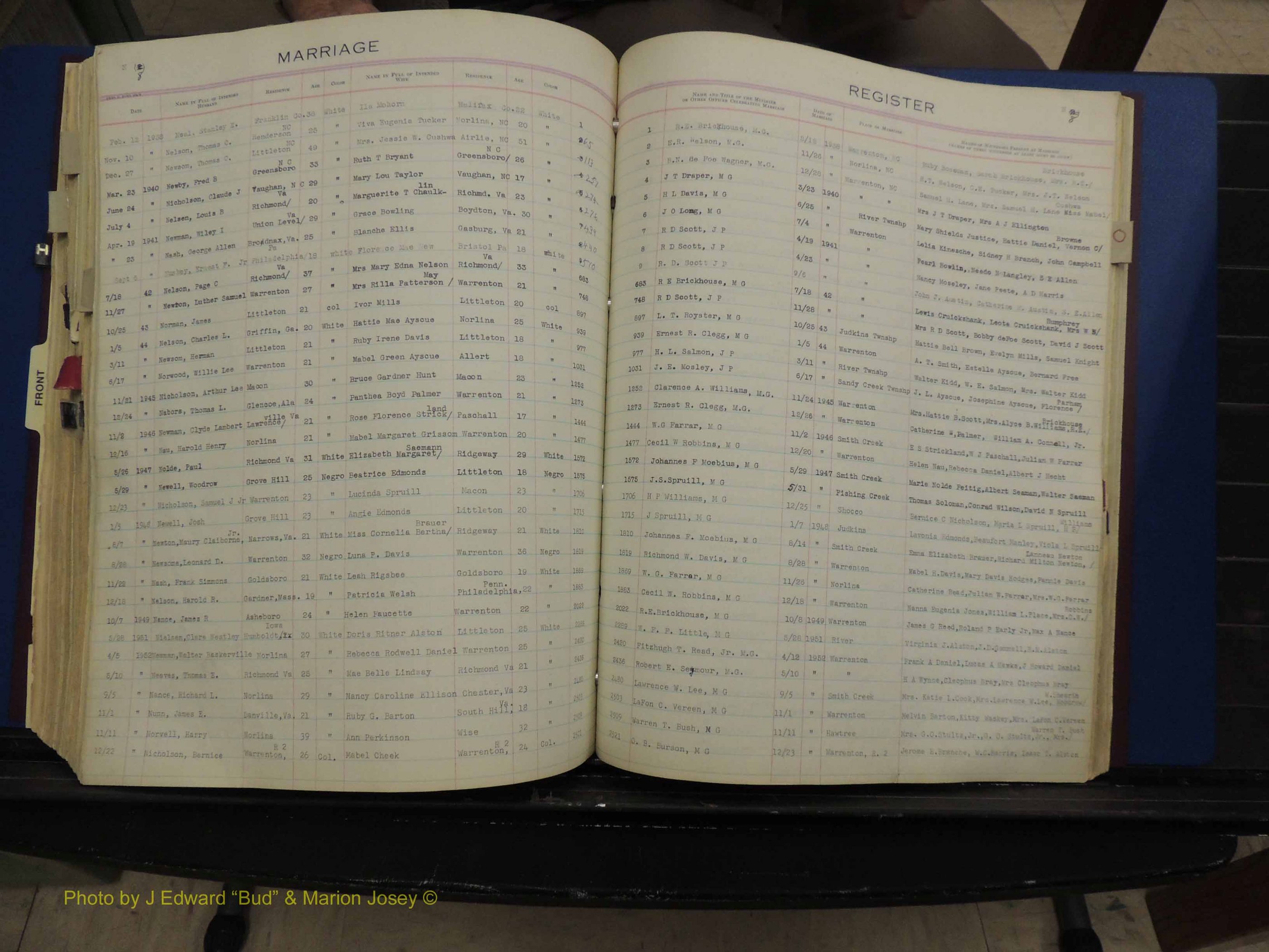 Warren Co, NC, Marriages, H-P, 1867-1978 (299).JPG