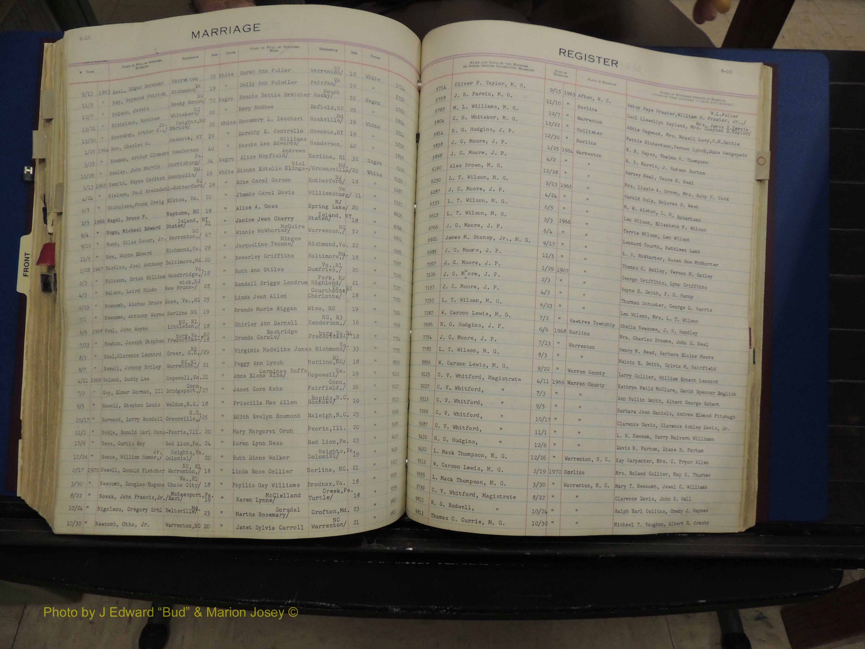 Warren Co, NC, Marriages, H-P, 1867-1978 (301).JPG