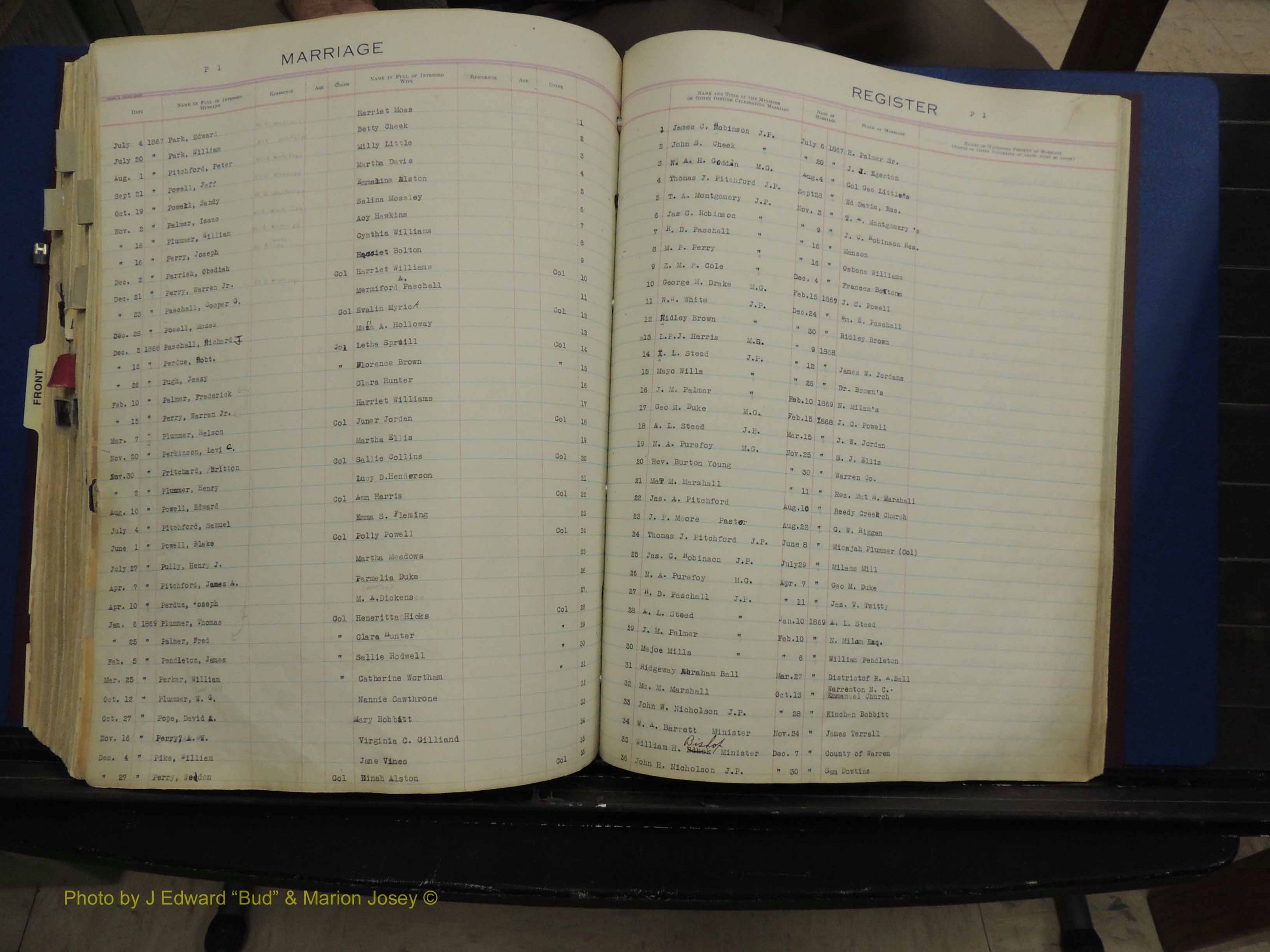 Warren Co, NC, Marriages, H-P, 1867-1978 (309).JPG