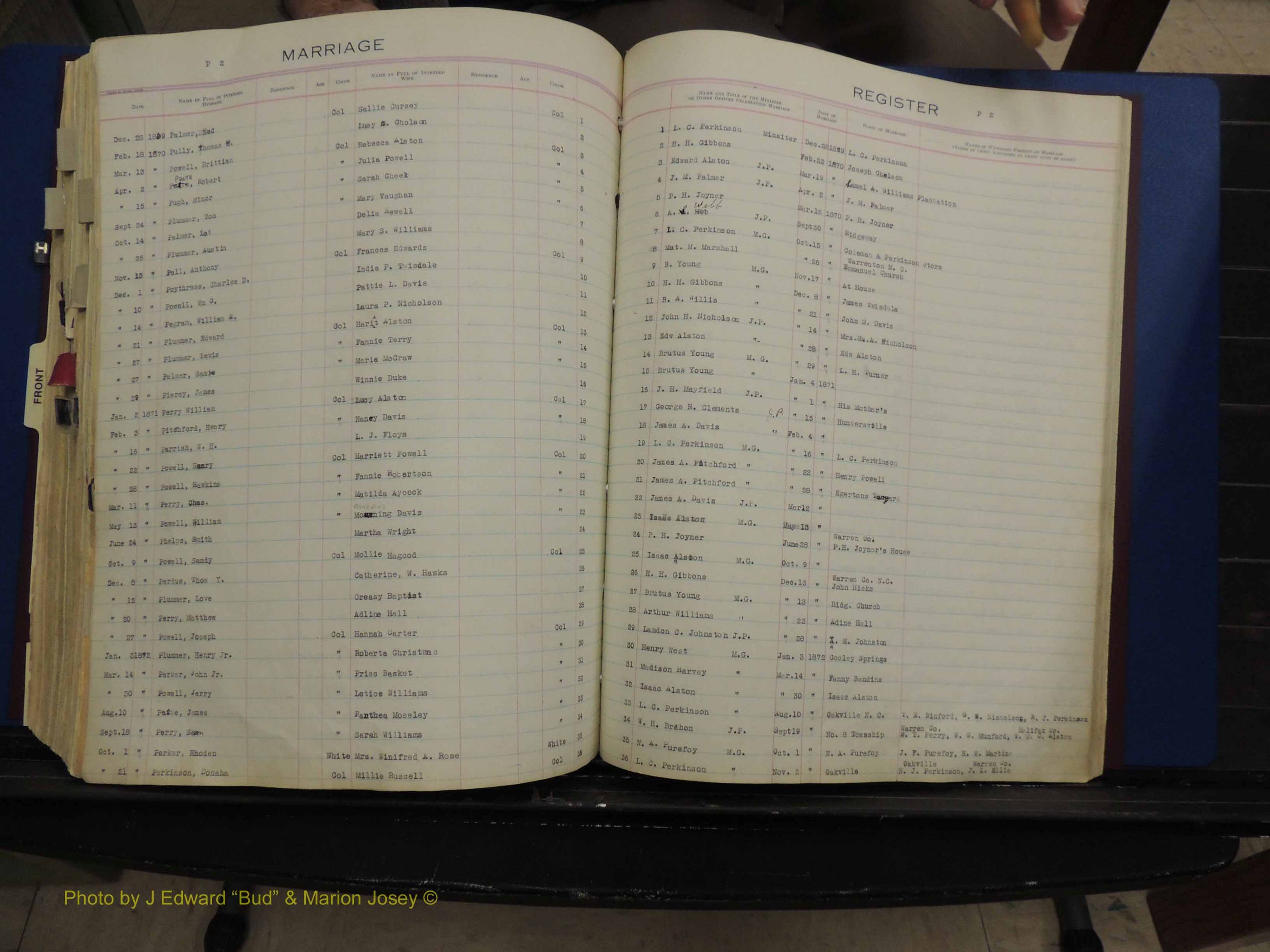 Warren Co, NC, Marriages, H-P, 1867-1978 (310).JPG
