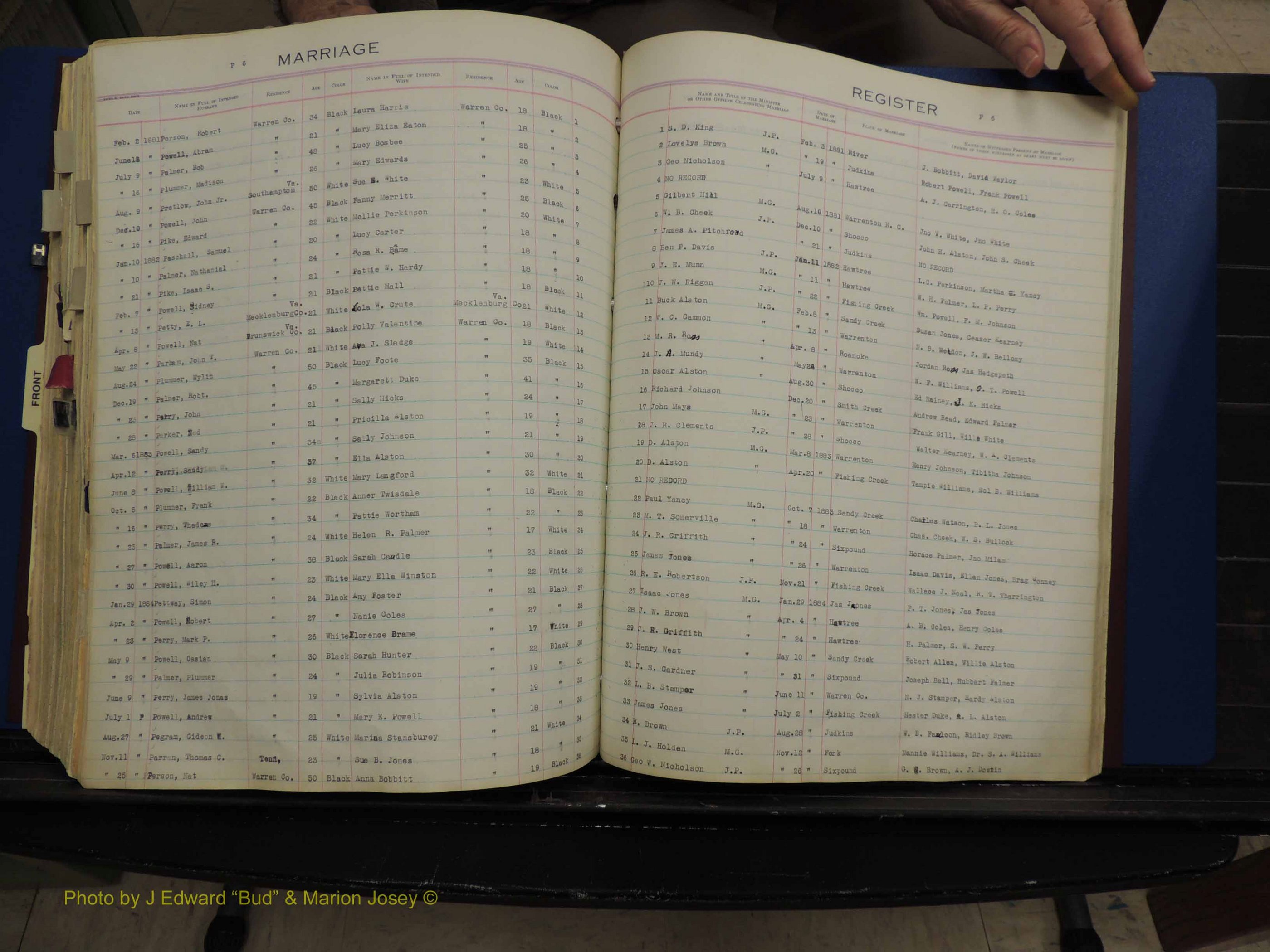 Warren Co, NC, Marriages, H-P, 1867-1978 (314).JPG