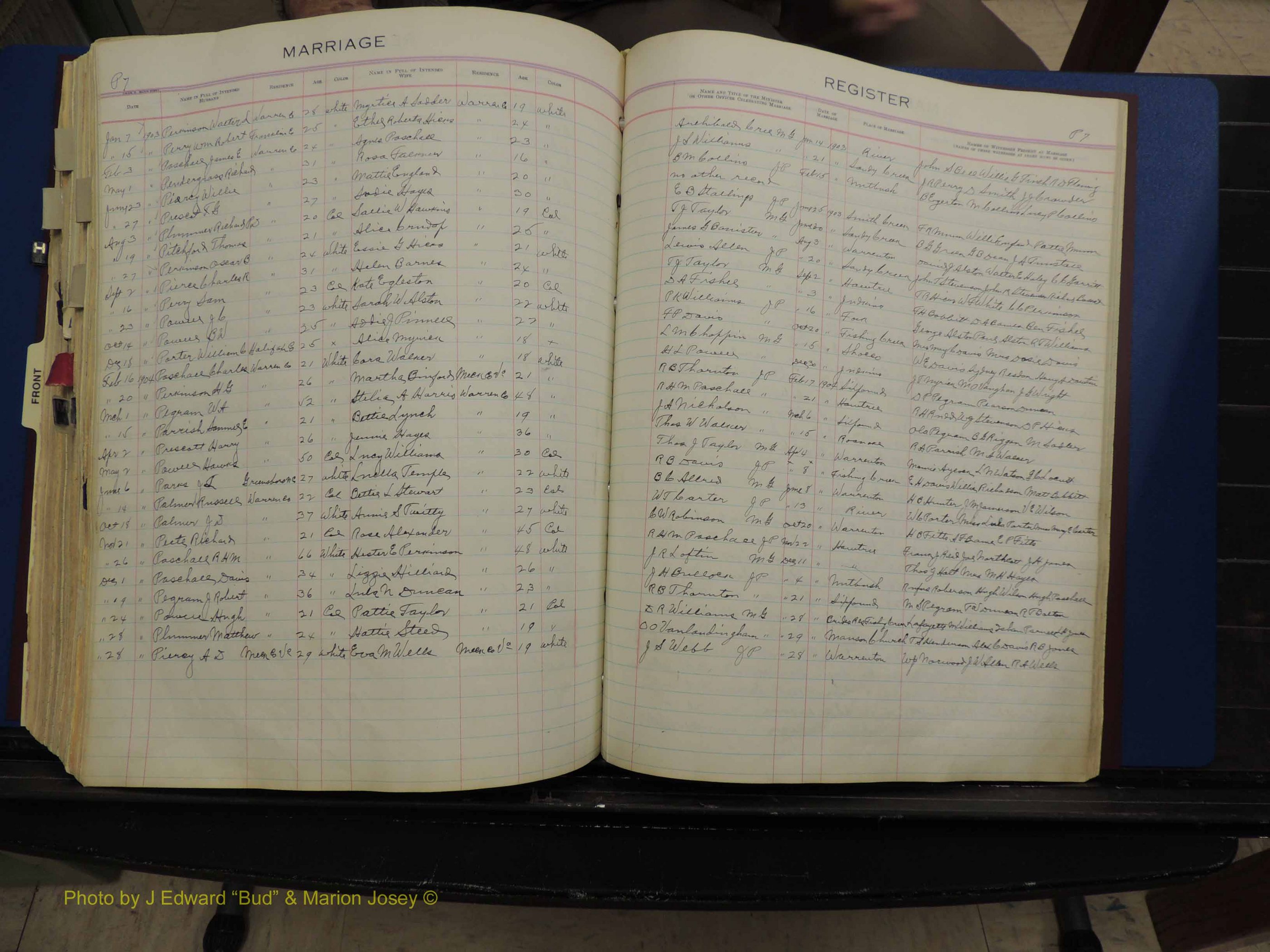 Warren Co, NC, Marriages, H-P, 1867-1978 (322).JPG