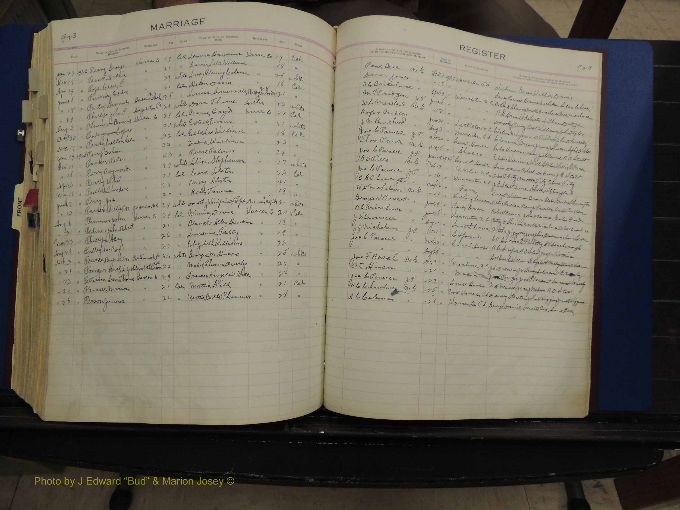 Warren Co, NC, Marriages, H-P, 1867-1978 (337).JPG