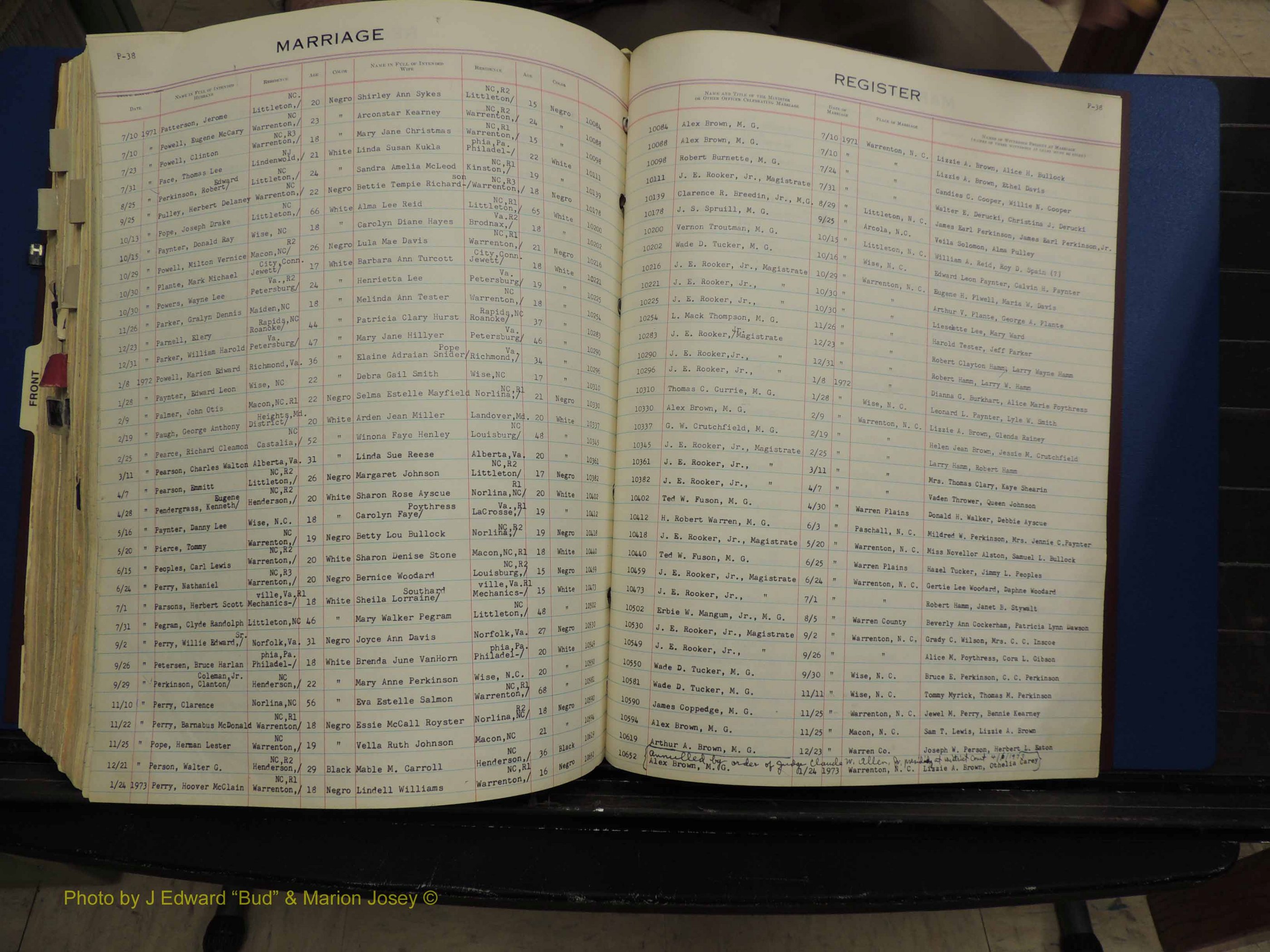 Warren Co, NC, Marriages, H-P, 1867-1978 (352).JPG