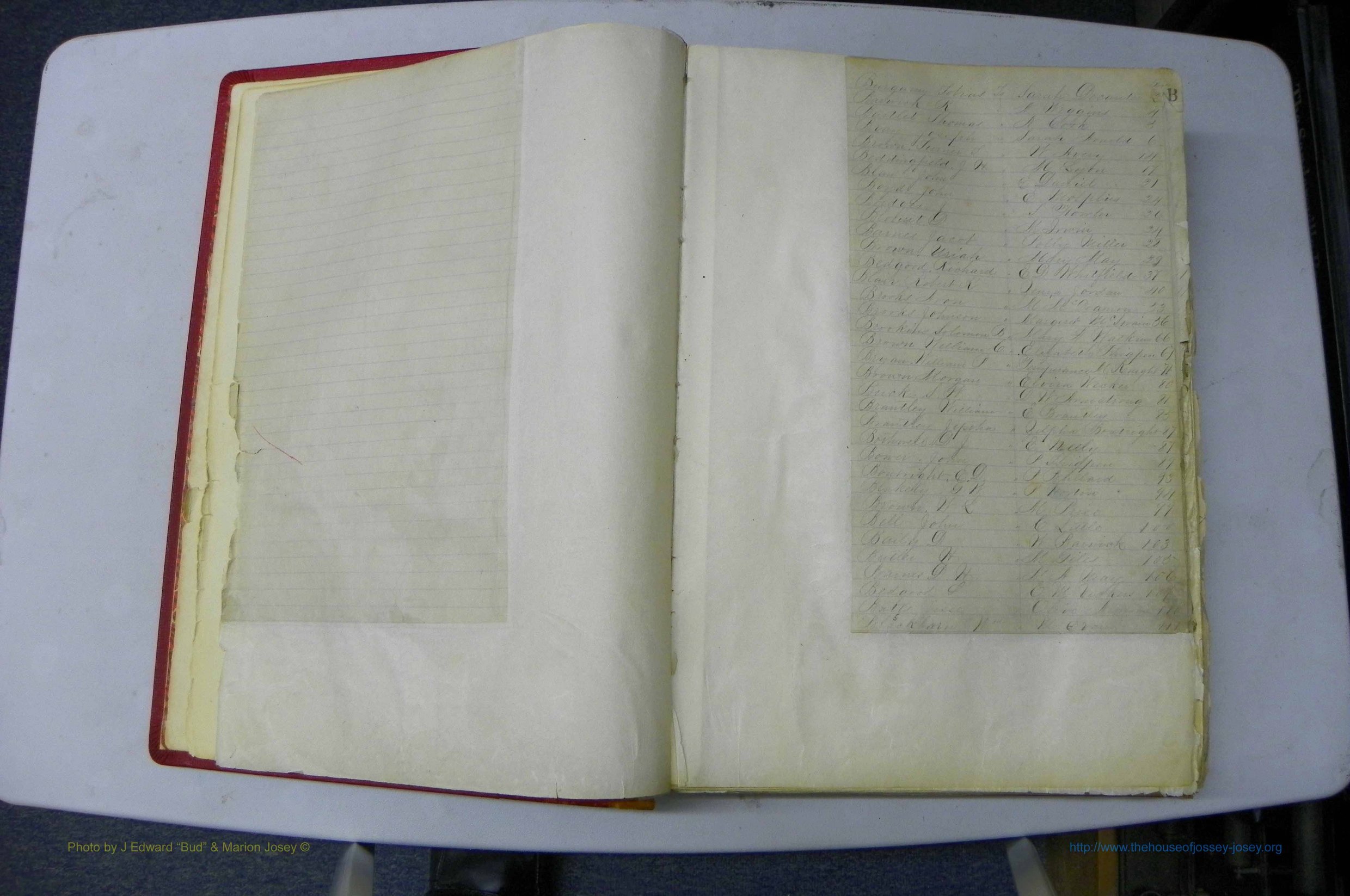 Was GA, Marriages Book A, 1828 - 1852, Index B.JPG