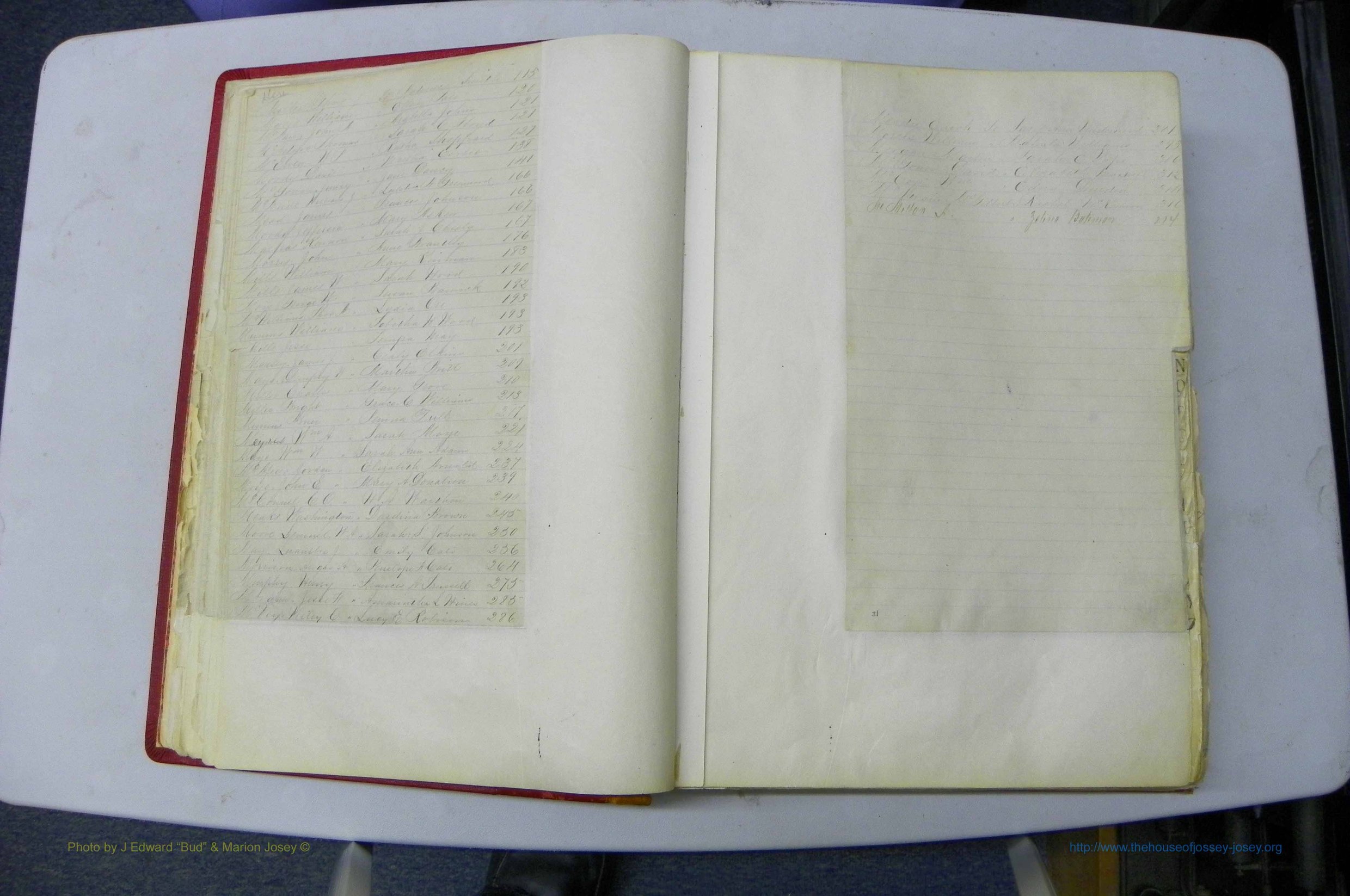 Was GA, Marriages Book A, 1828 - 1852, Index M2 & Mc.JPG