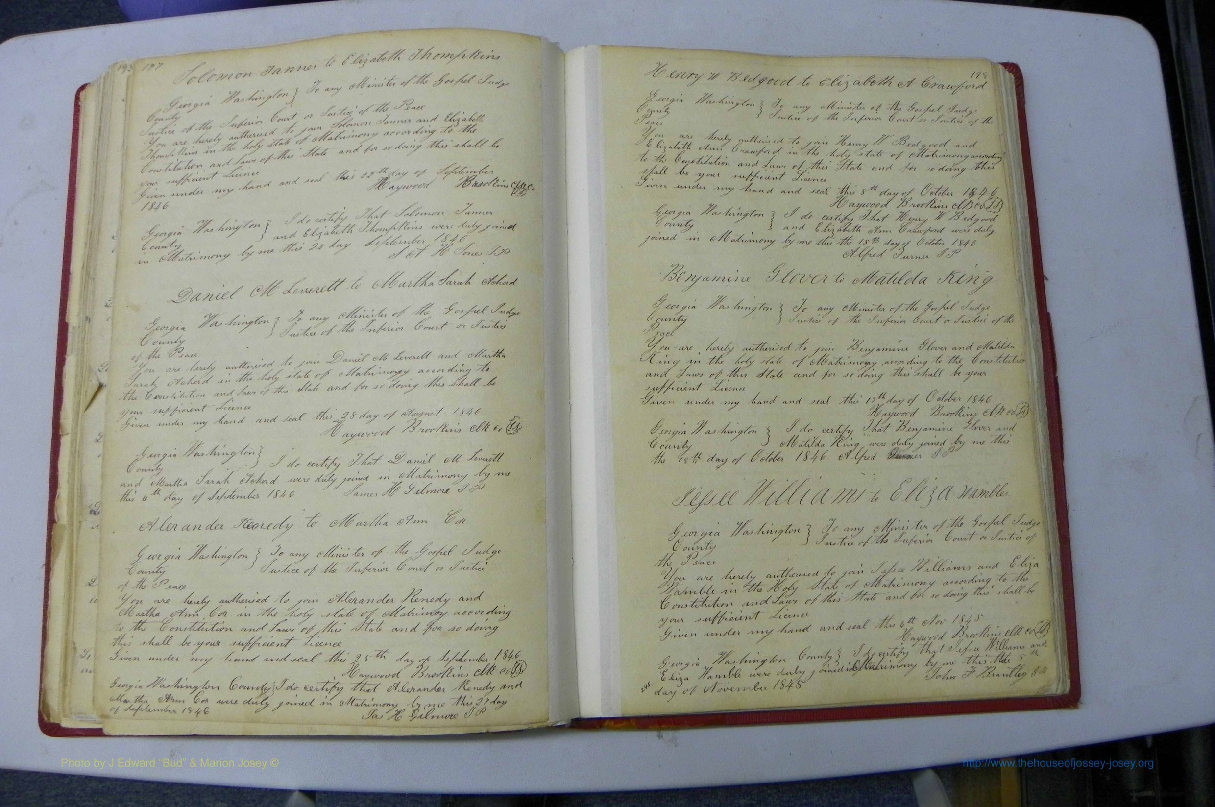 Was GA, Marriages Book A, 1828 - 1852, P 197-198.JPG