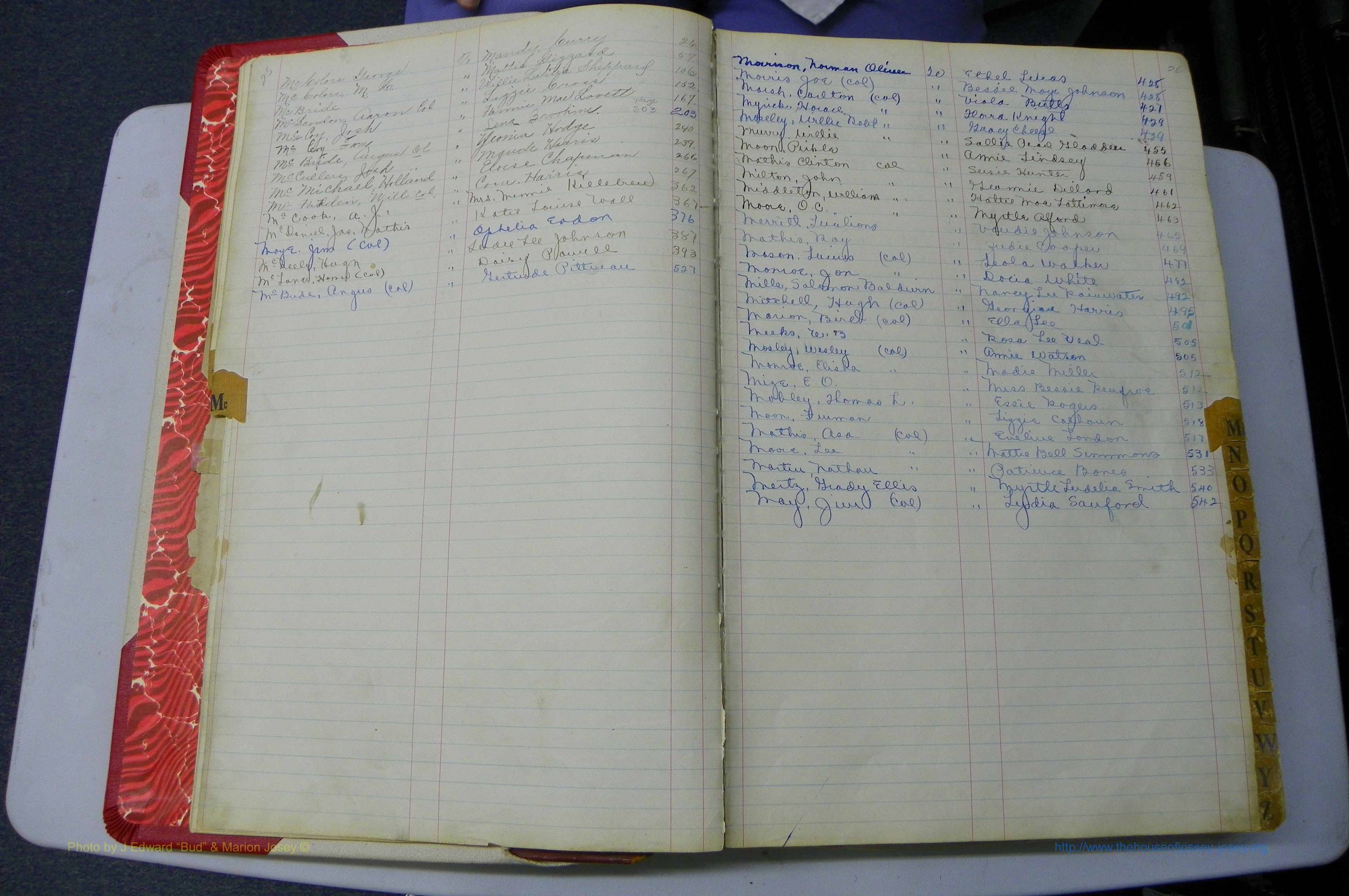 Was GA, Marriages Book L, 1913 - 1917, Index M2 & Mc.JPG