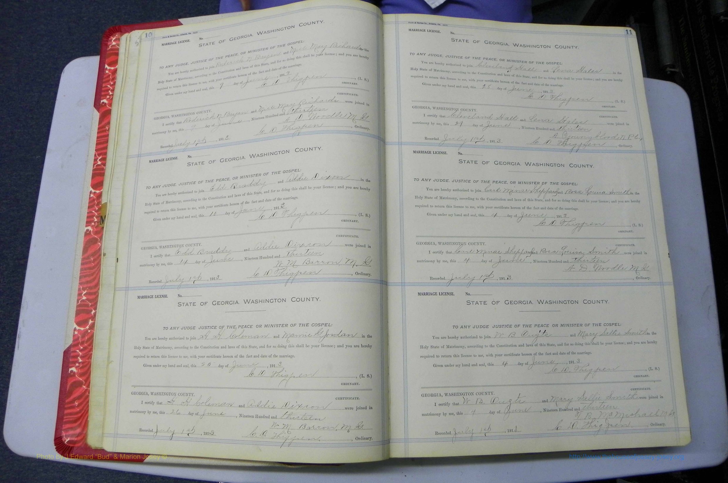 Was GA, Marriages Book L, 1913 - 1917, P 010-011.JPG