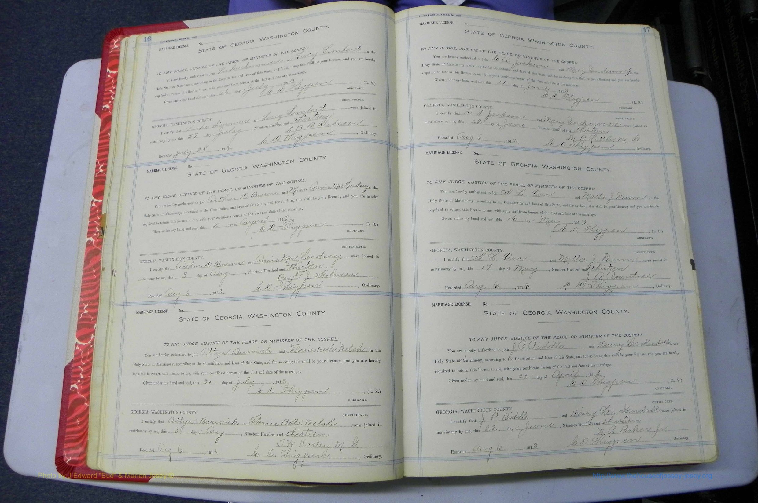 Was GA, Marriages Book L, 1913 - 1917, P 016-017.JPG