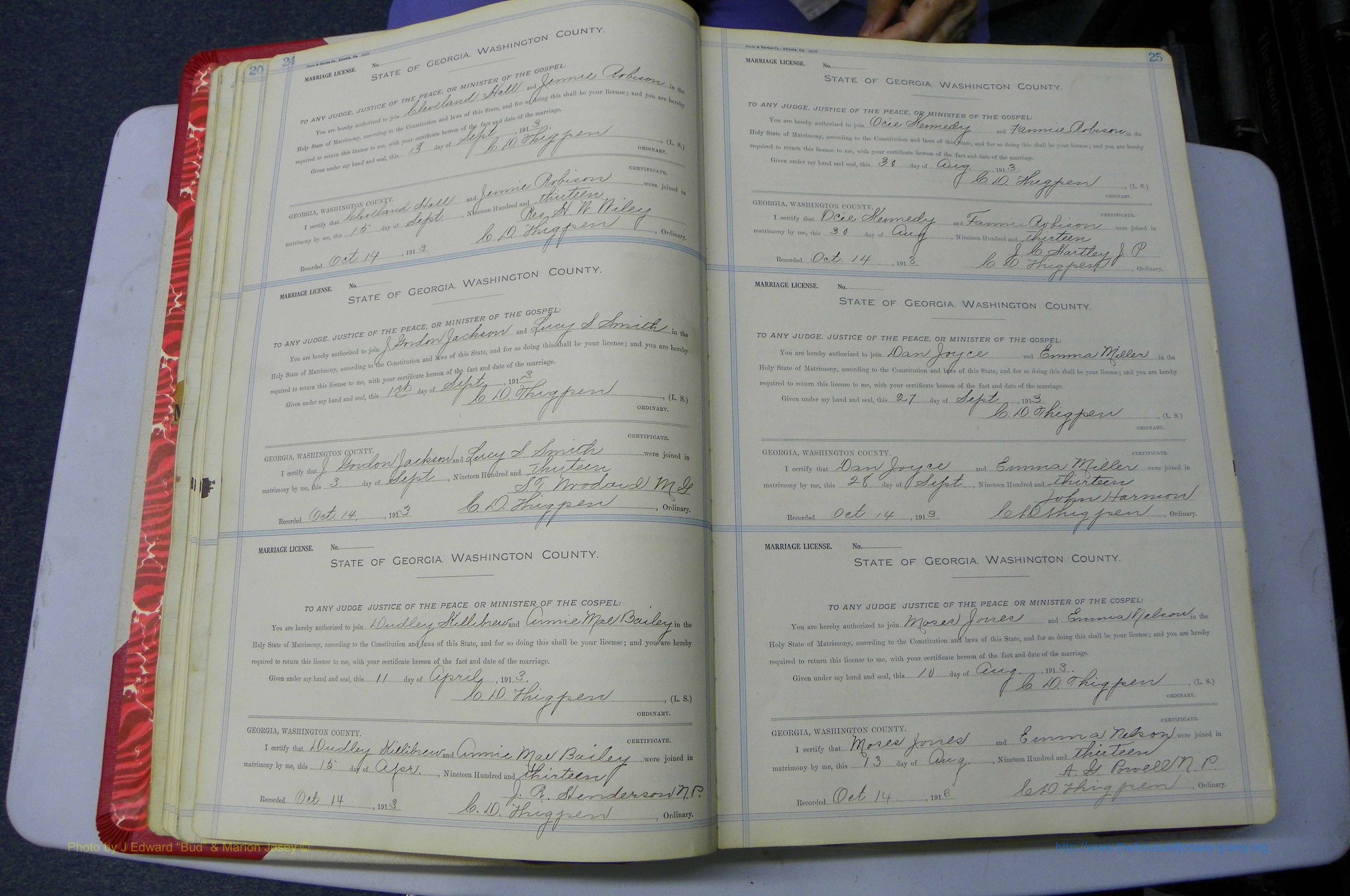 Was GA, Marriages Book L, 1913 - 1917, P 024-025.JPG