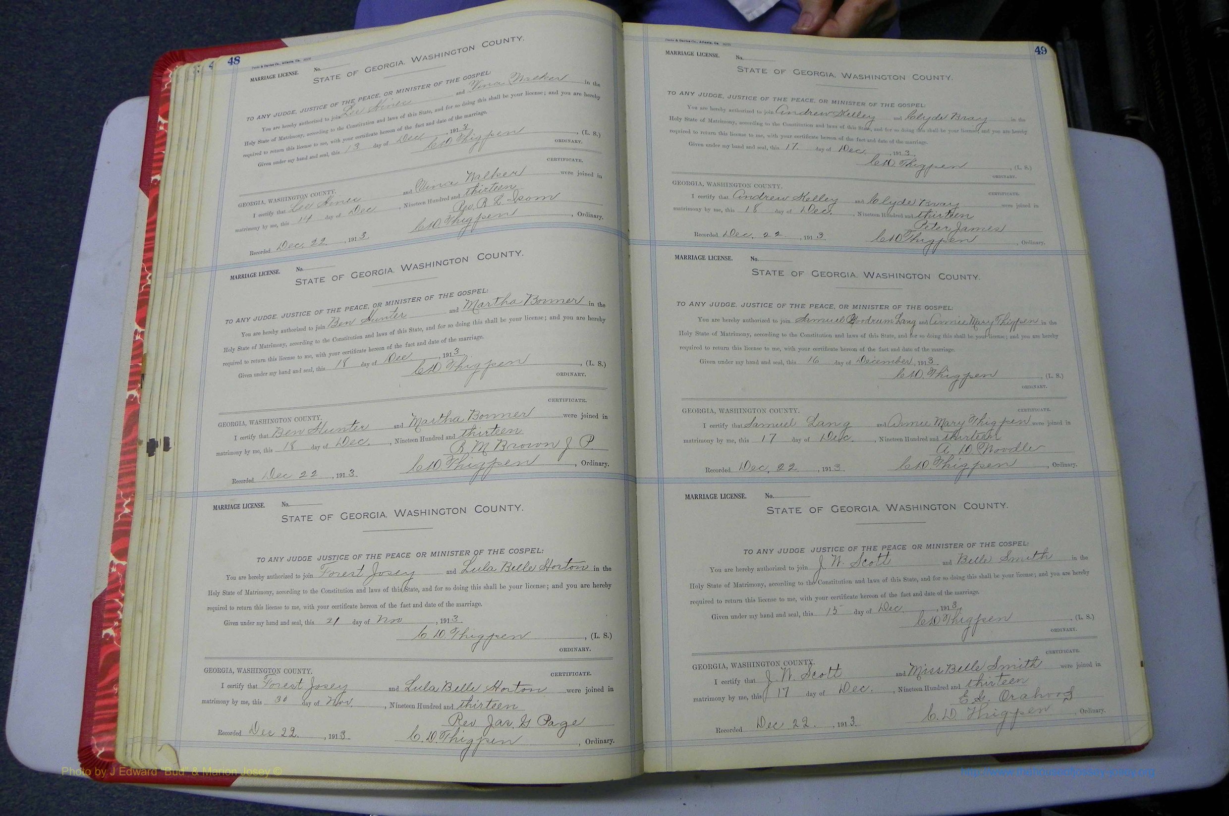Was GA, Marriages Book L, 1913 - 1917, P 048-049.JPG