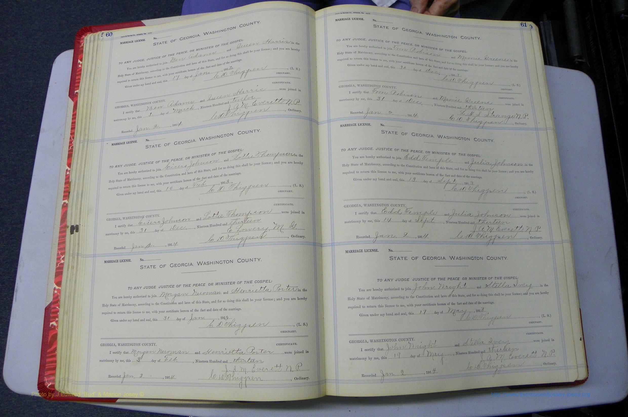 Was GA, Marriages Book L, 1913 - 1917, P 060-061.JPG