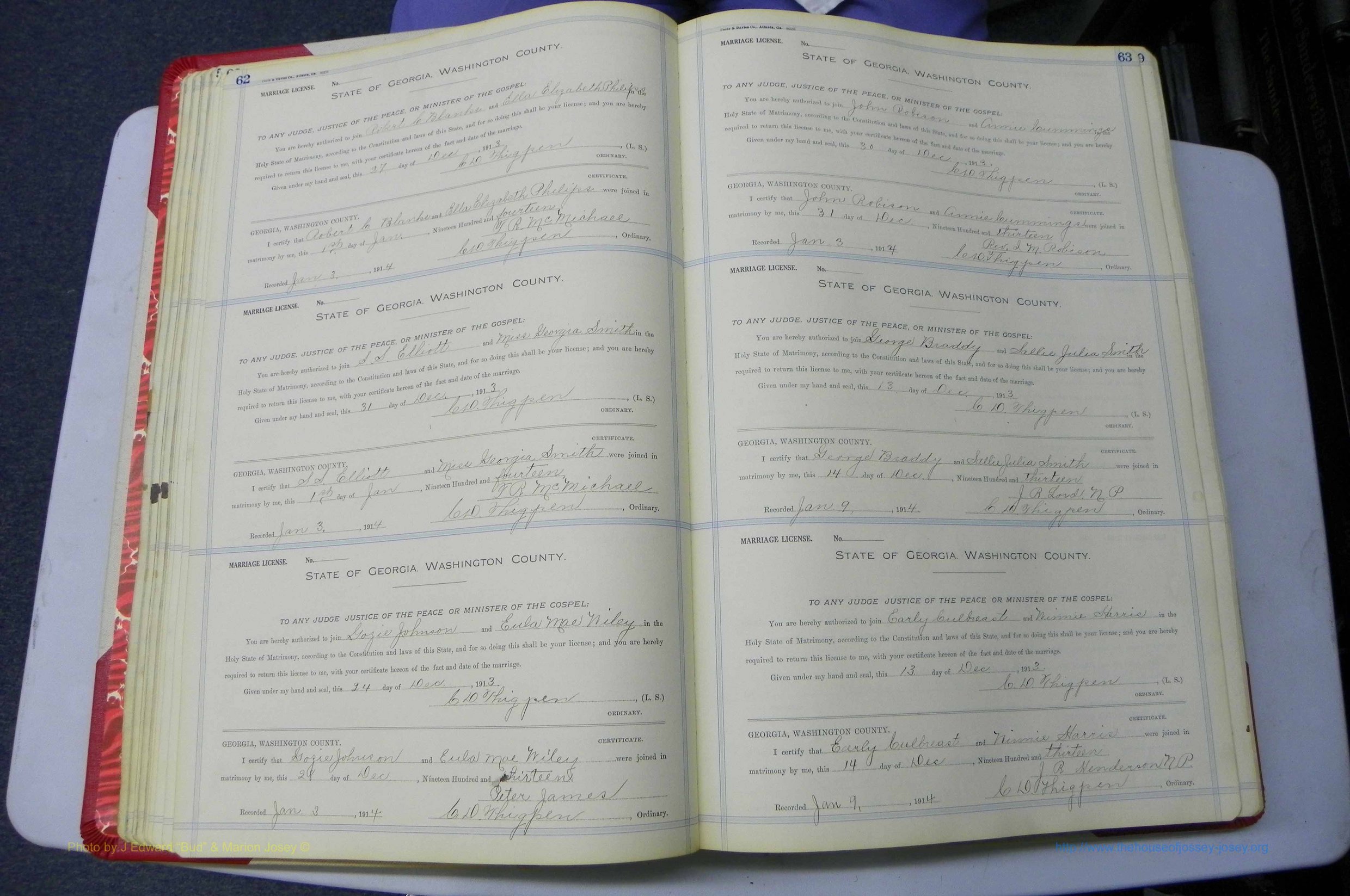 Was GA, Marriages Book L, 1913 - 1917, P 062-063.JPG