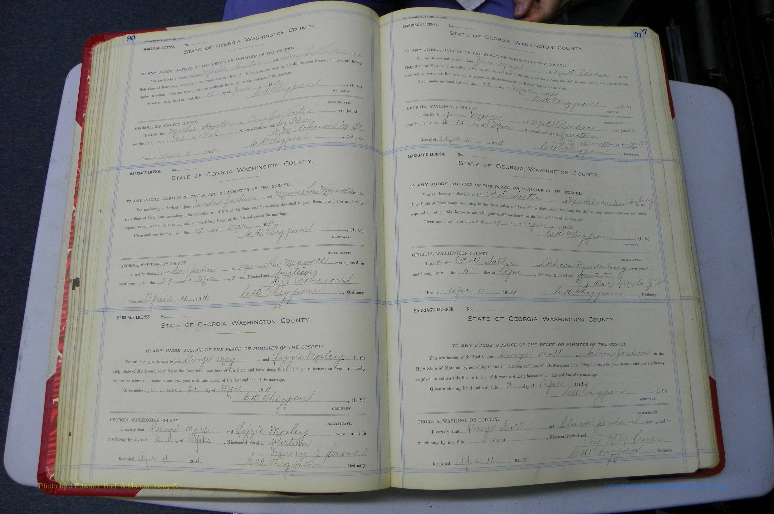 Was GA, Marriages Book L, 1913 - 1917, P 090-091.JPG