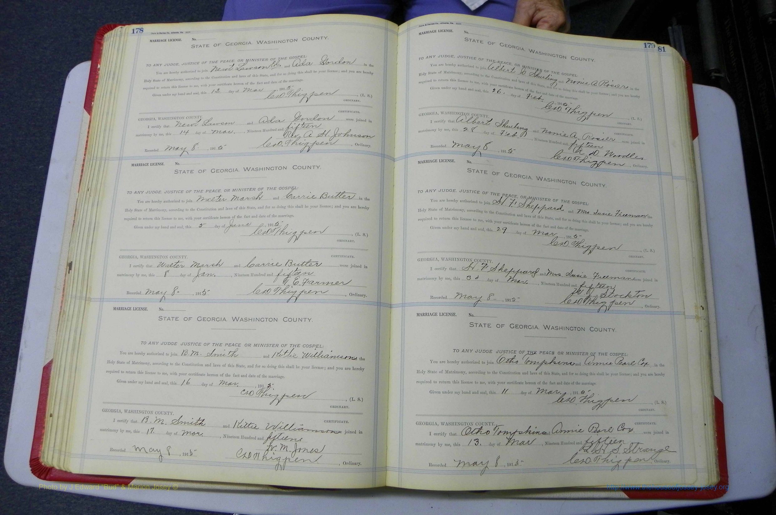 Was GA, Marriages Book L, 1913 - 1917, P 178-179.JPG