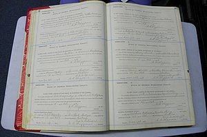 Was GA, Marriages Book L, 1913 - 1917, P 032-033.JPG
