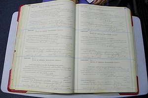Was GA, Marriages Book L, 1913 - 1917, P 106-107.JPG