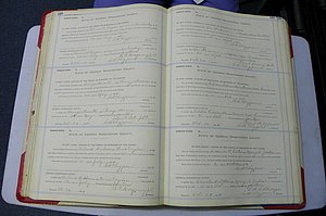 Was GA, Marriages Book L, 1913 - 1917, P 118-119.JPG