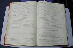 Was GA, Marriages Book L, 1913 - 1917, P 120-121.JPG