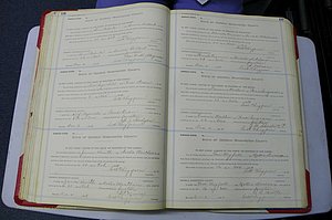 Was GA, Marriages Book L, 1913 - 1917, P 136-137.JPG