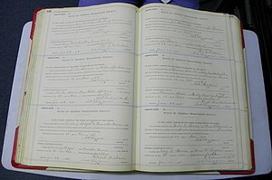 Was GA, Marriages Book L, 1913 - 1917, P 146-147.JPG