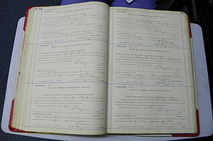 Was GA, Marriages Book L, 1913 - 1917, P 158-159.JPG