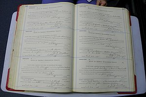 Was GA, Marriages Book L, 1913 - 1917, P 166-167.JPG
