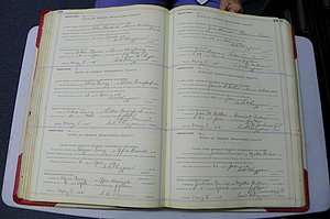 Was GA, Marriages Book L, 1913 - 1917, P 174-175.JPG