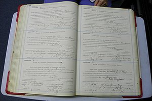 Was GA, Marriages Book L, 1913 - 1917, P 192-193.JPG