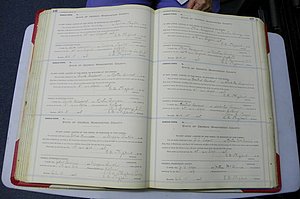 Was GA, Marriages Book L, 1913 - 1917, P 196-197.JPG