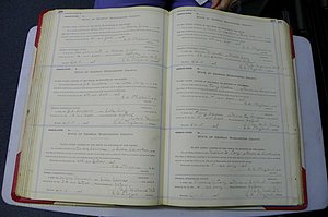 Was GA, Marriages Book L, 1913 - 1917, P 206-207.JPG
